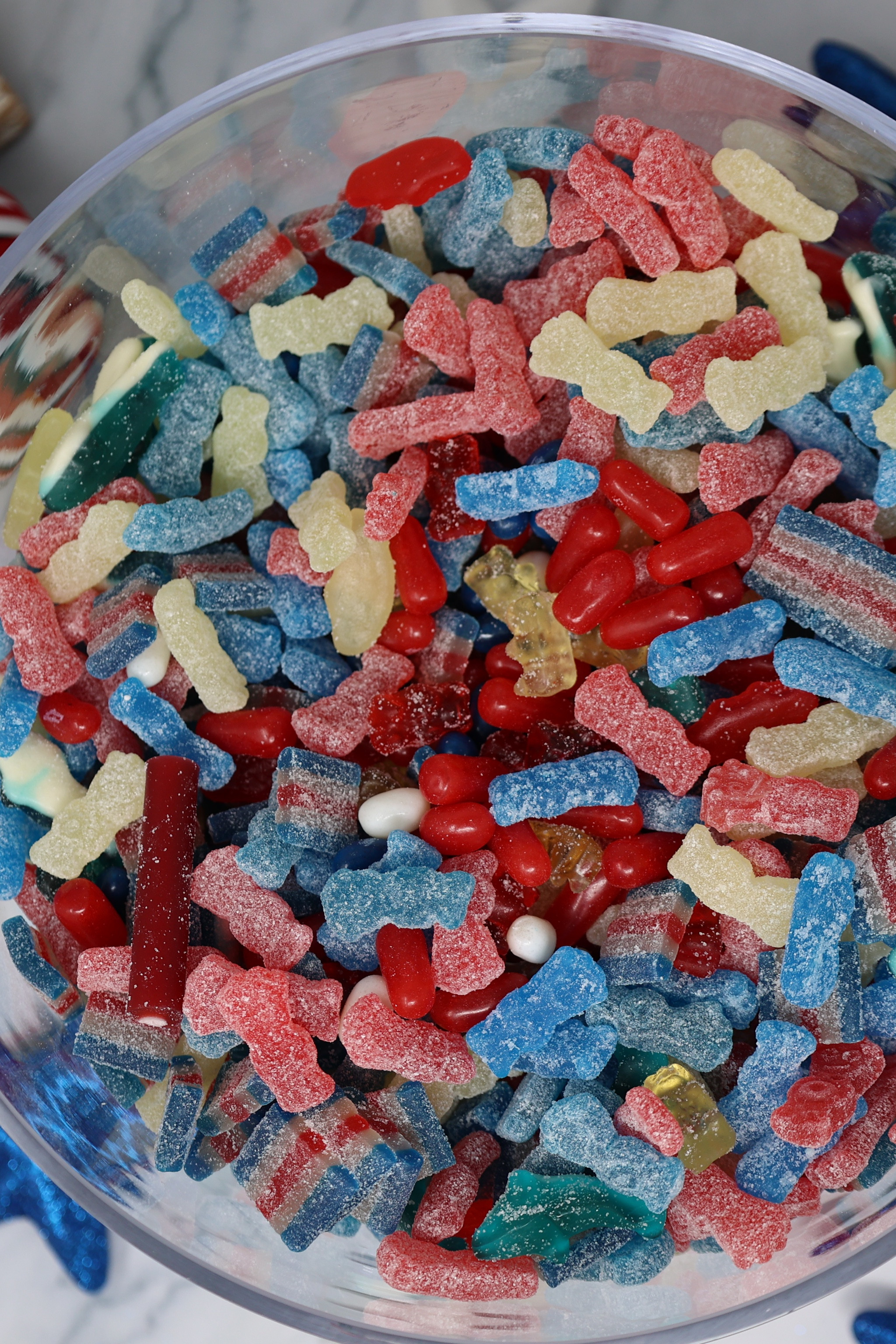 Red, White & Blue Candy Salad! 

This is such a fun activity to do with your family and friends. 

Ask everyone to bring their favorite candy and make a candy salad together. This is a great way to get creative and make memories  

#LTKHome #LTKFamily #LTKSeasonal