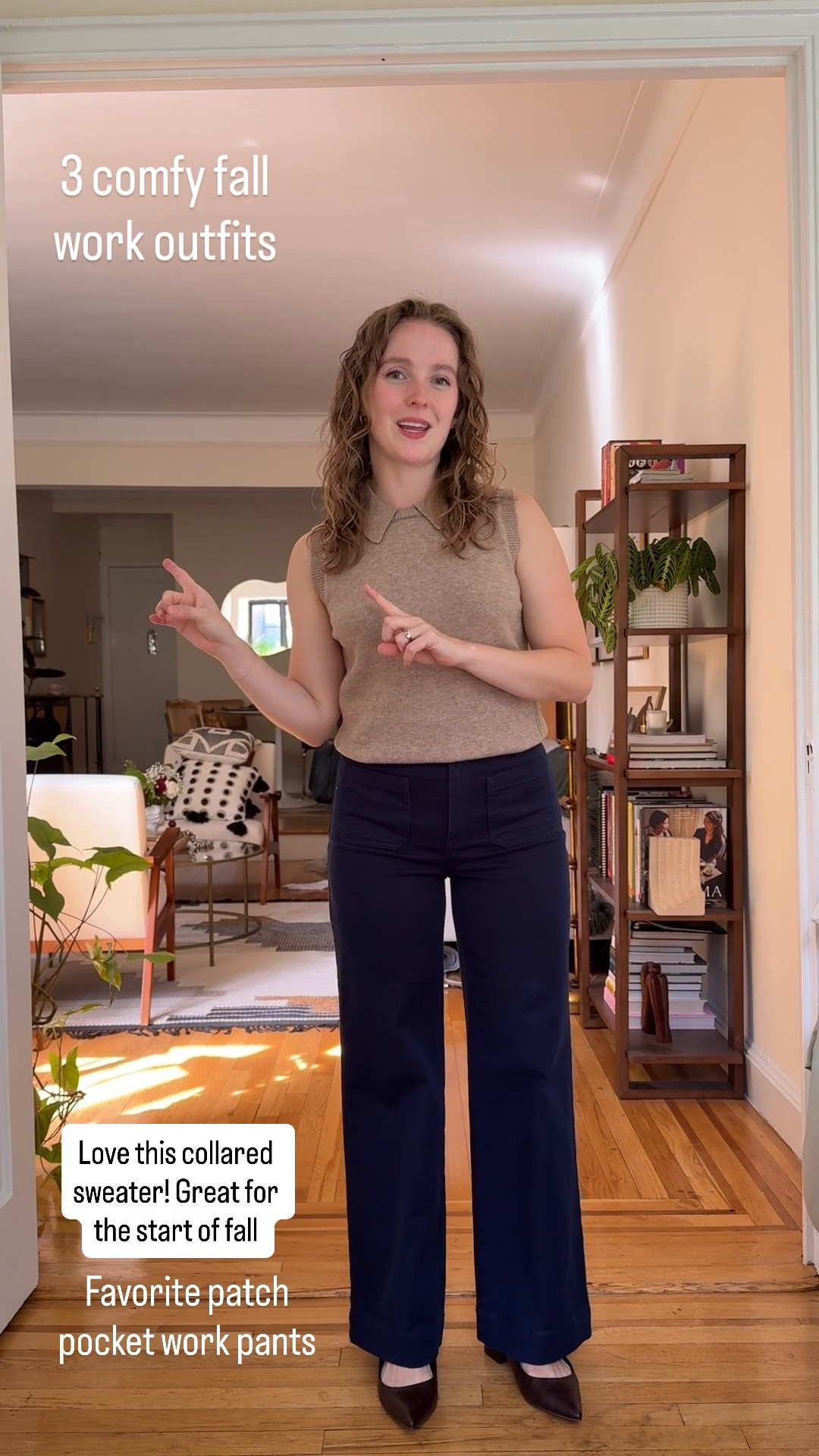 Work wear outfits for fall. Xs sweater tank. 0 petite patch pocket pants

#LTKWorkwear #LTKSaleAlert #LTKPetite