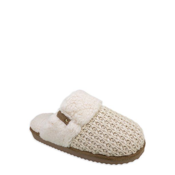 Secret Treasures Women's Knit Scuff Slipper - Walmart.com | Walmart (US)