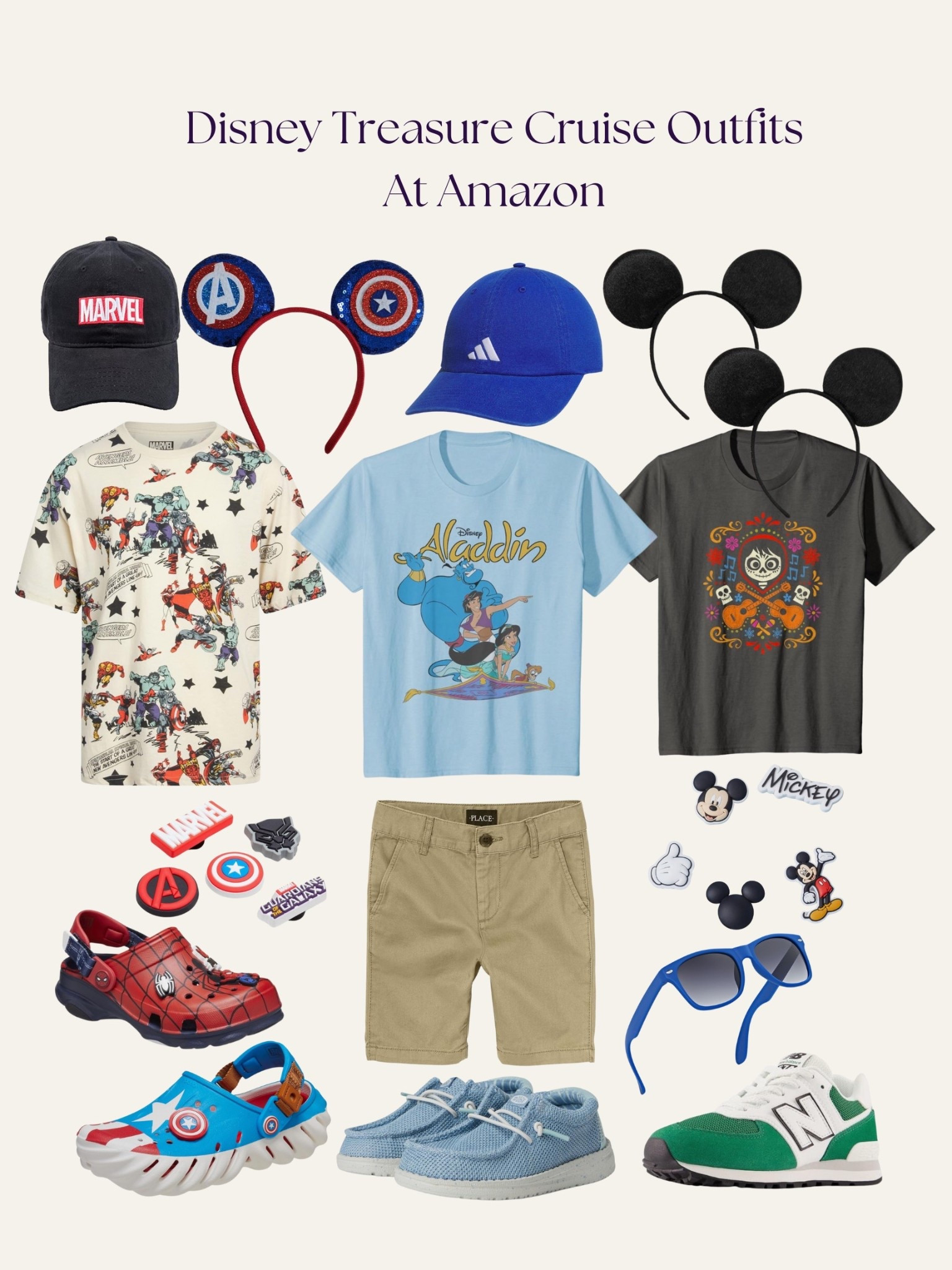 All aboard the Disney Treasure! 🚢✨ These Amazon finds are perfect for cruising in comfort and still repping your favorite characters—Marvel, Mickey, Aladdin, and more. From tees and hats to shoes and accessories, I’ve got everything linked for an easy outfit haul!
.
Disney treasure cruise, Disney wish cruise, Disney cruise boys outfits, boys Disney world outfits, boys Disneyland outfits, toddler Disney outfits, family Disney outfits, matching Disney, dcl, Disney cruise line, marvel outfit, Spider-Man outfits, alladin boys outfit, Amazon disney, Disney amazon finds, Disney cruise must haves, Disney world essentials, Amazon finds, Amazon kids

#LTKTravel #LTKKids #LTKFamily