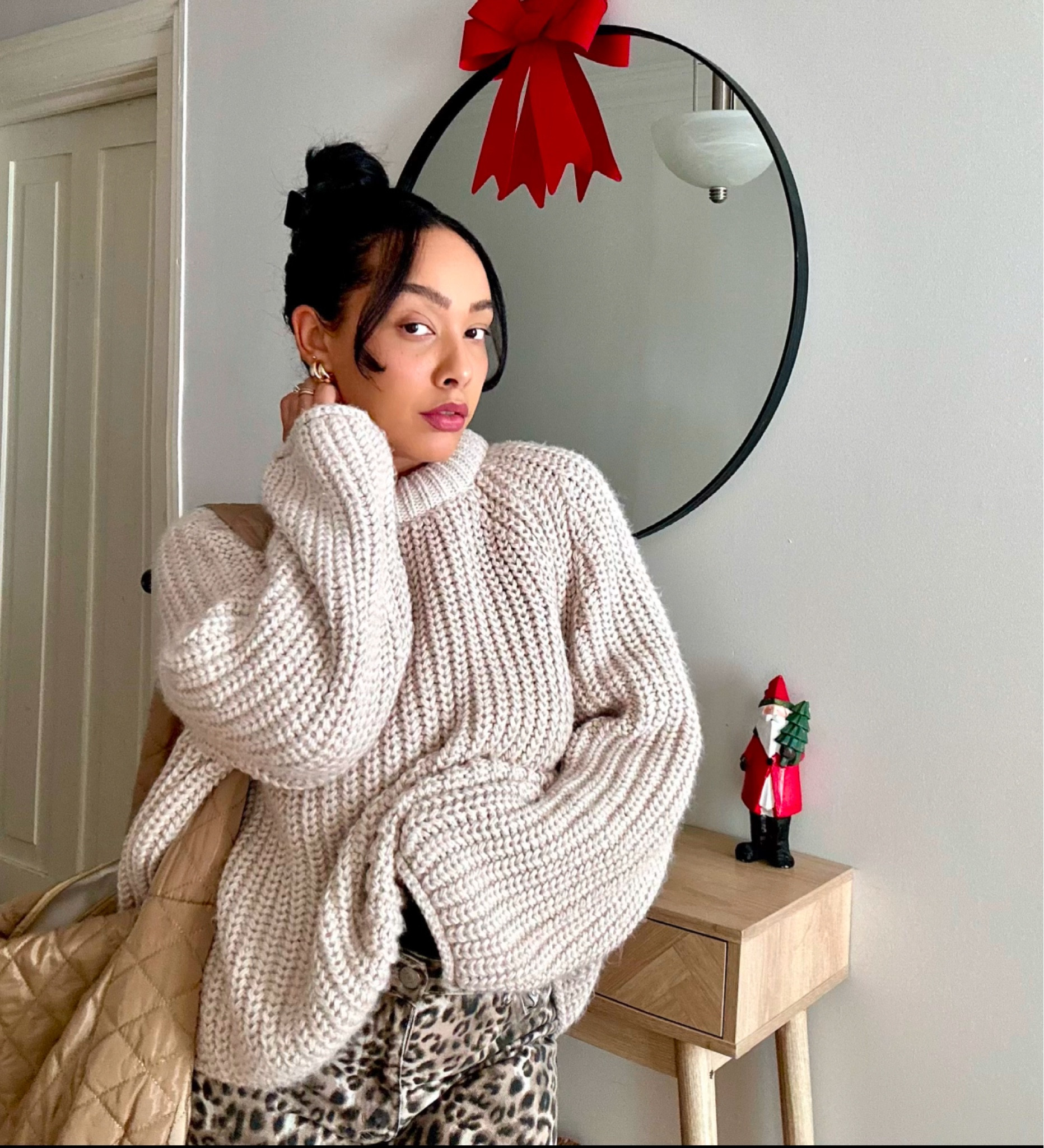 The coziest chunky knit sweater I own and it was such a great price! The fit is PERFECT!

#LTKsale #LTKwinter #LTKstyletip