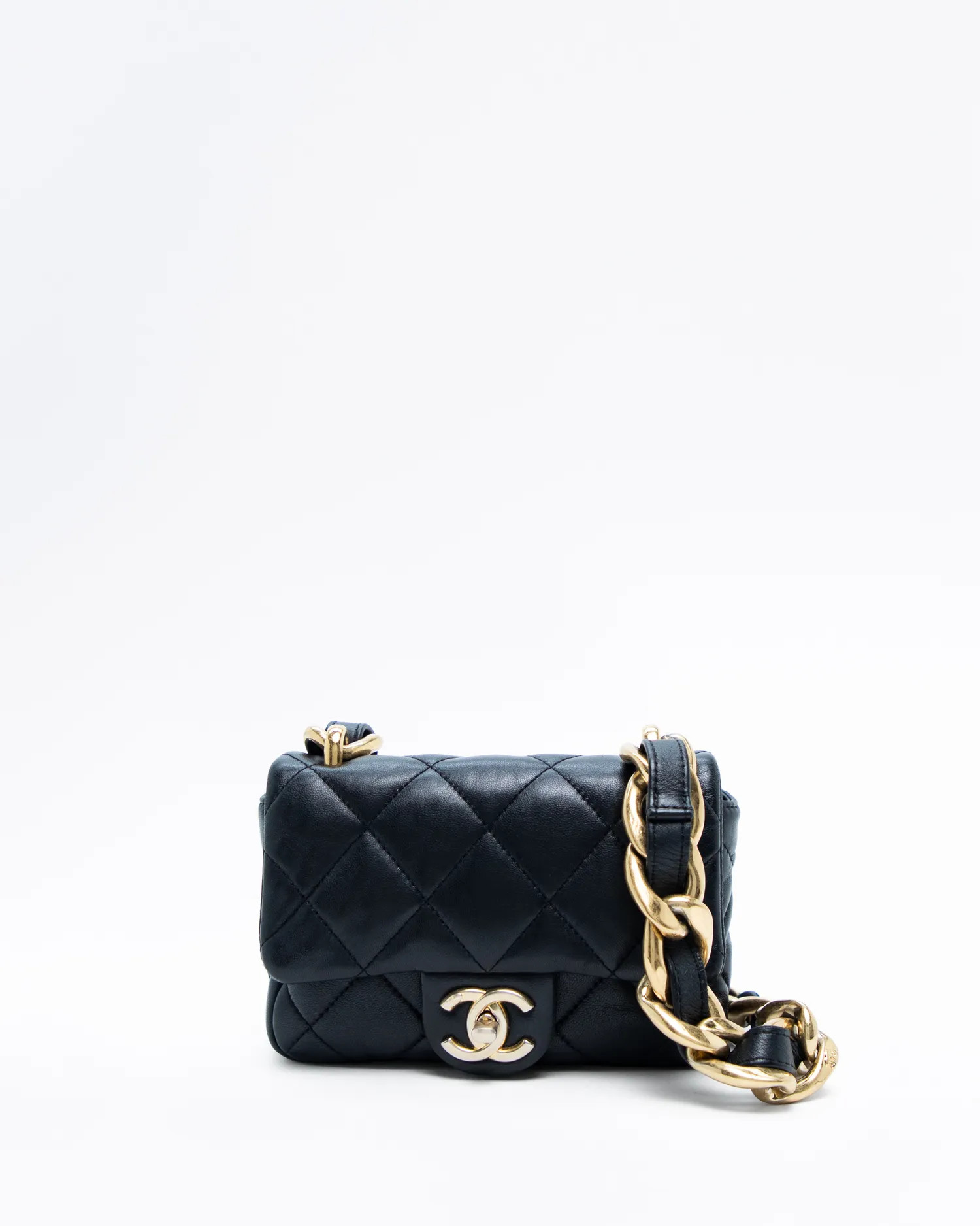 Lambskin Quilted Funky Town Mini Flap Bag | Vivrelle