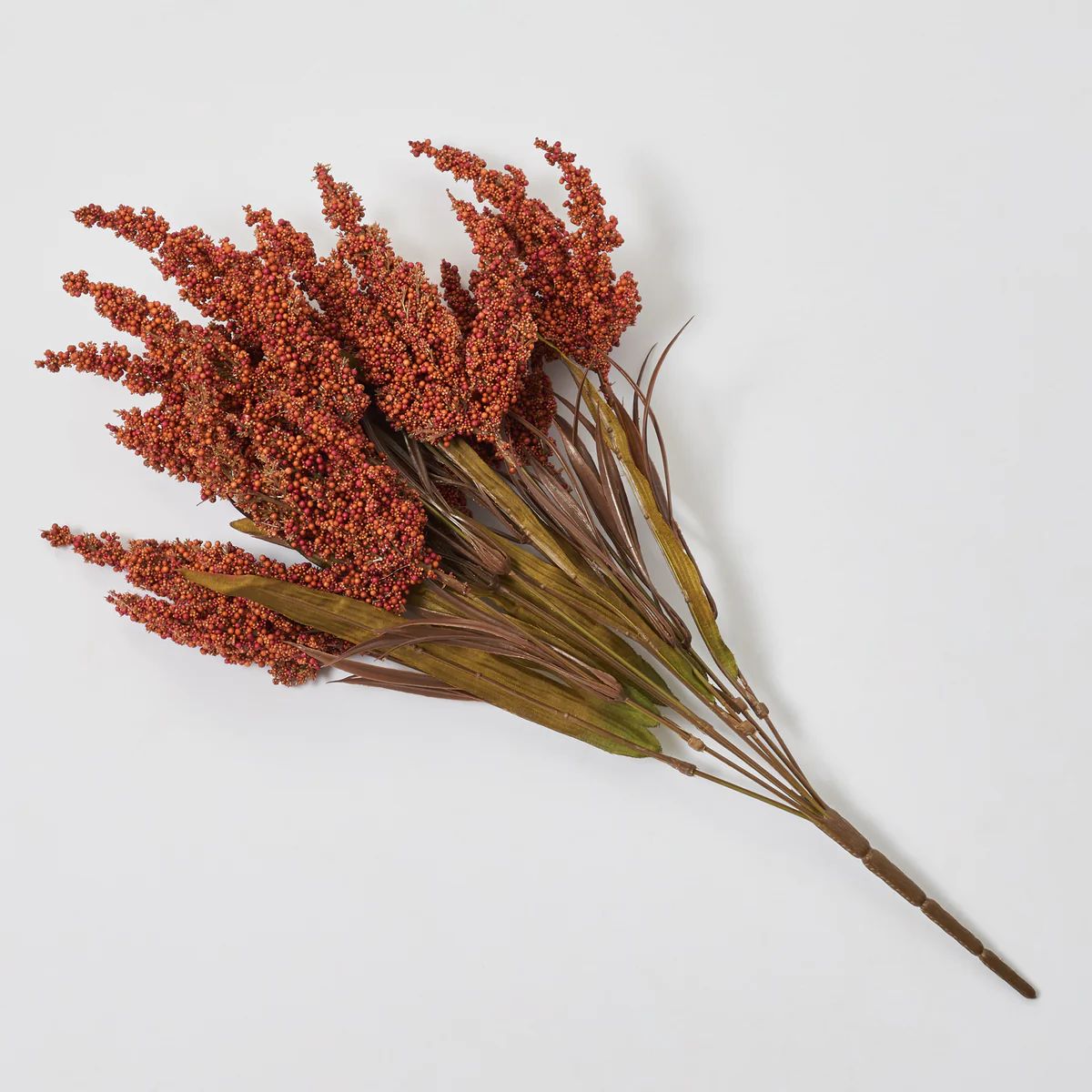 Cream or Rust Dried Look Faux Astilbe Fall Floral Bush - 2 Colors | Darby Creek Trading