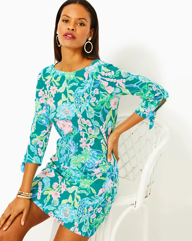Lidia Cotton Boatneck Dress | Lilly Pulitzer | Lilly Pulitzer