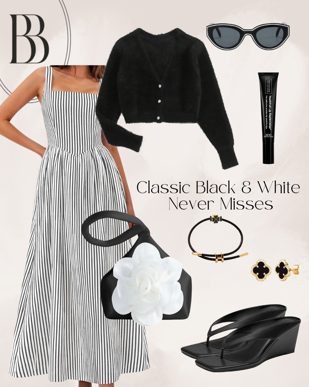Classic black and white never goes out of style  

#LTKU #LTKgrwm #LTKSeasonal