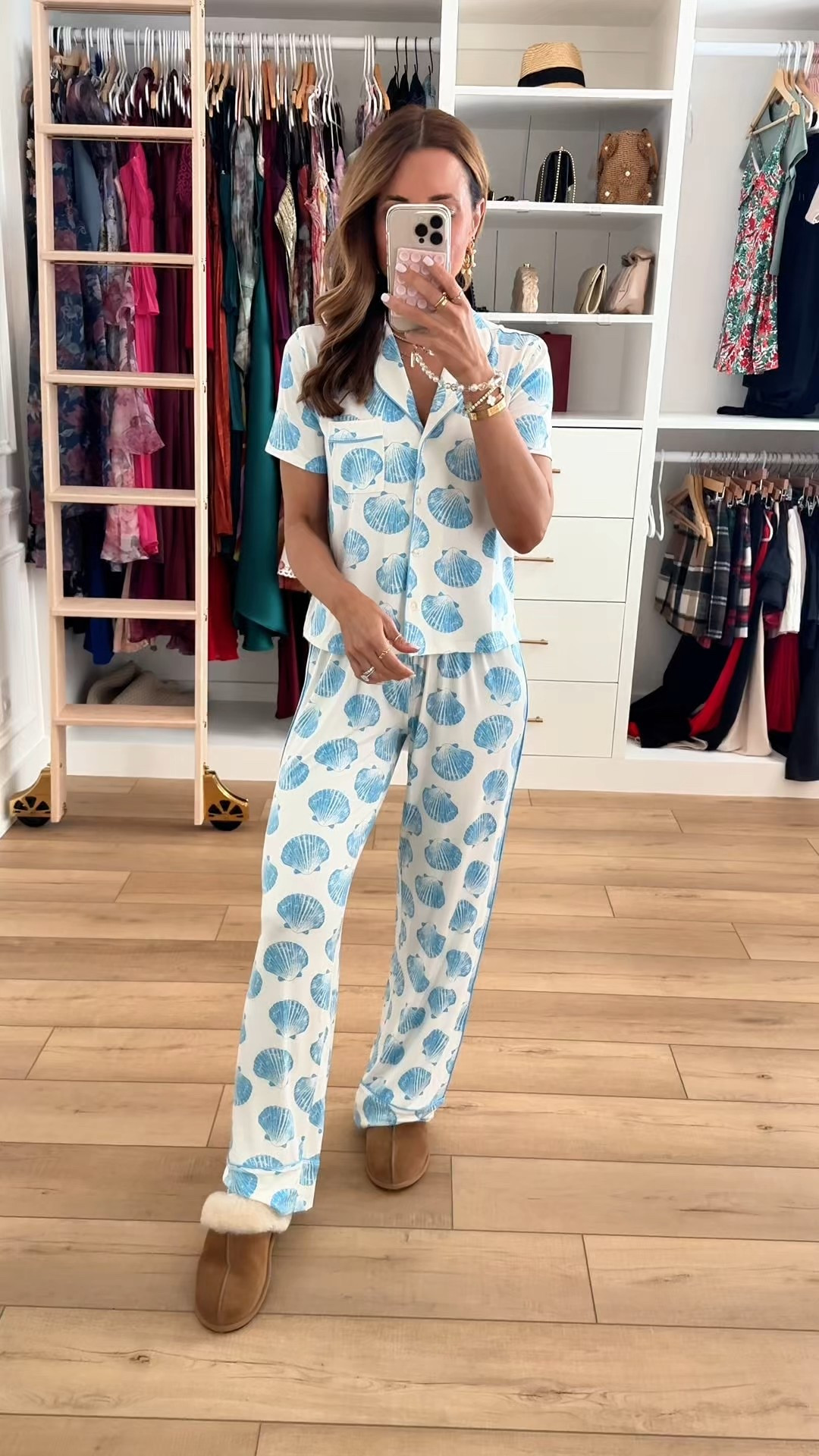 Our favorite pajama sets are back in new colors for spring! XXS in top and bottoms. Seashell pajamas. Matching PJs sets. Beachy pajamas. Palm Beach pajamas. Vacation pajamas. 

#LTKPetite #LTKTravel #LTKootd
