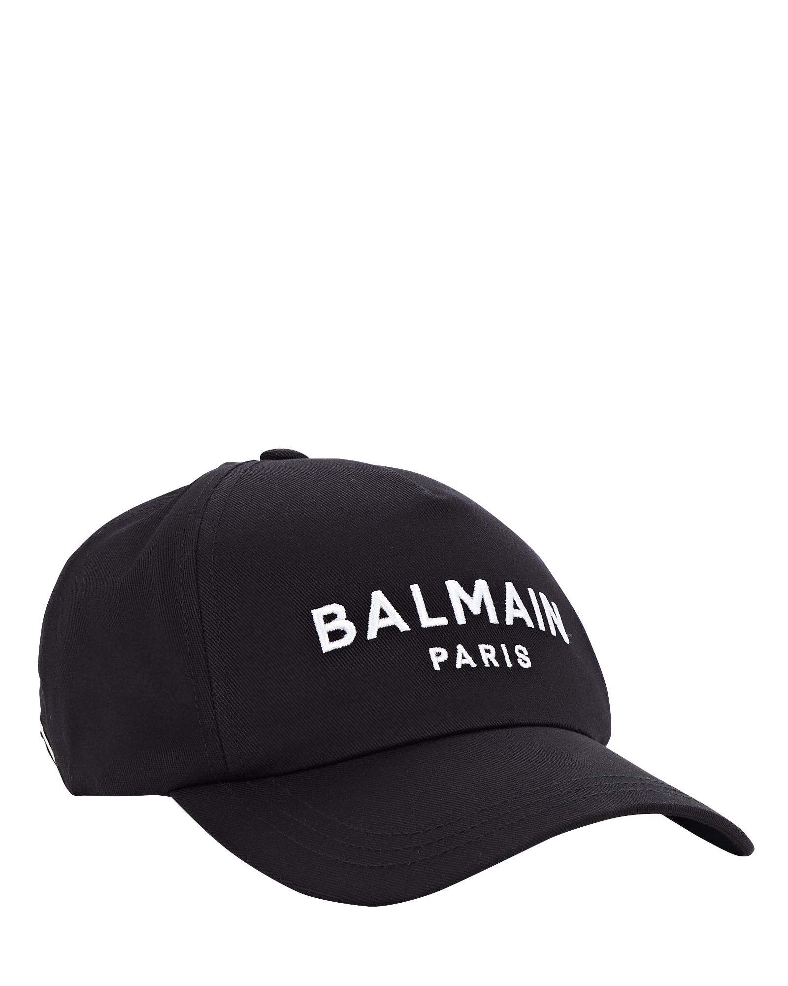 Balmain Cotton Logo Baseball Cap, Black 1SIZE | INTERMIX