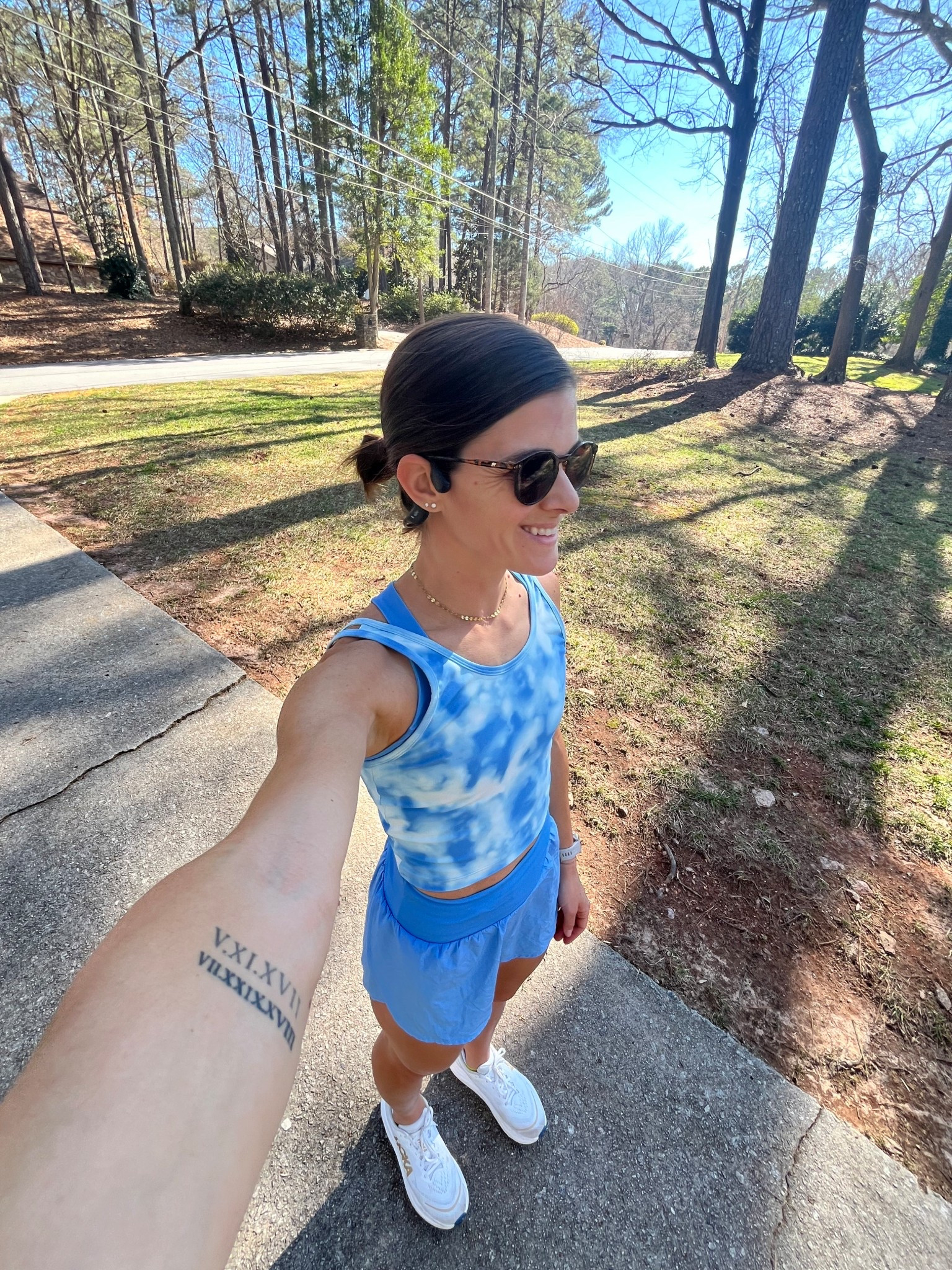 Felt like spring on this run 🥳
Fit is cooldown- wearing smalls 

#LTKFindsUnder100 #LTKActive