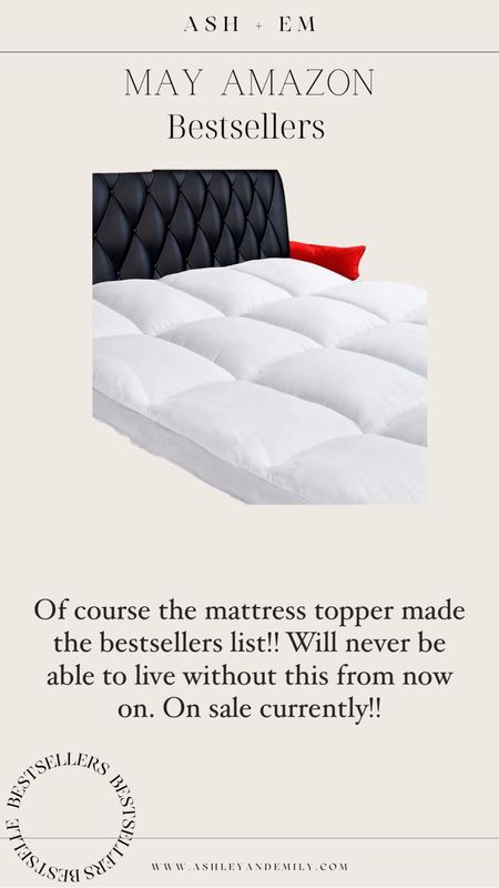 Amazon home find - mattress topper - amazon sale - home finds - amazon bestseller - home inspo - amazon mattress topper - must have 

#LTKsalealert #LTKhome #LTKunder100