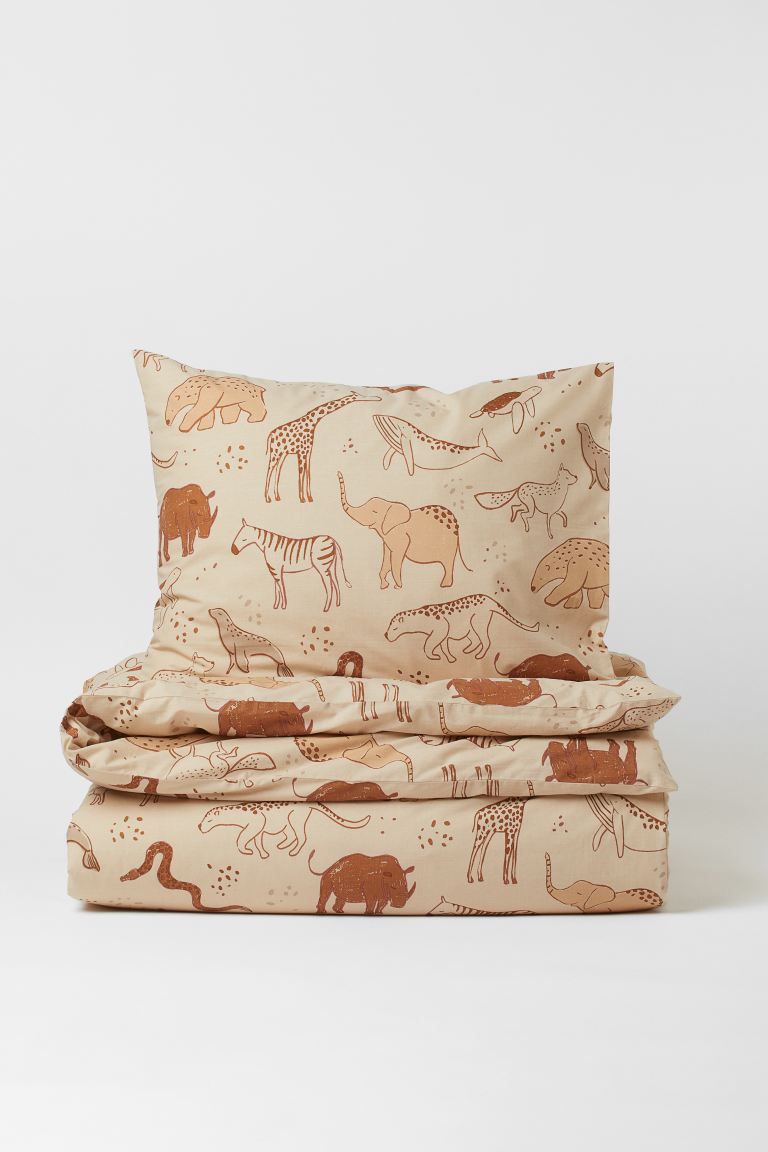 Patterned Duvet Cover Set | H&M (US)