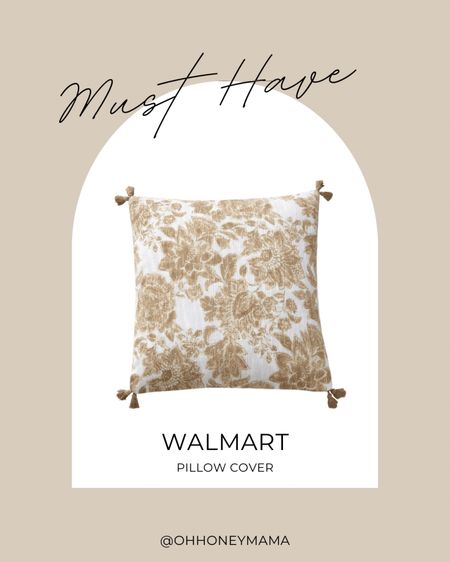 New Living Room Floral Pillow Covers on SALE! Walmart | My Texas Home