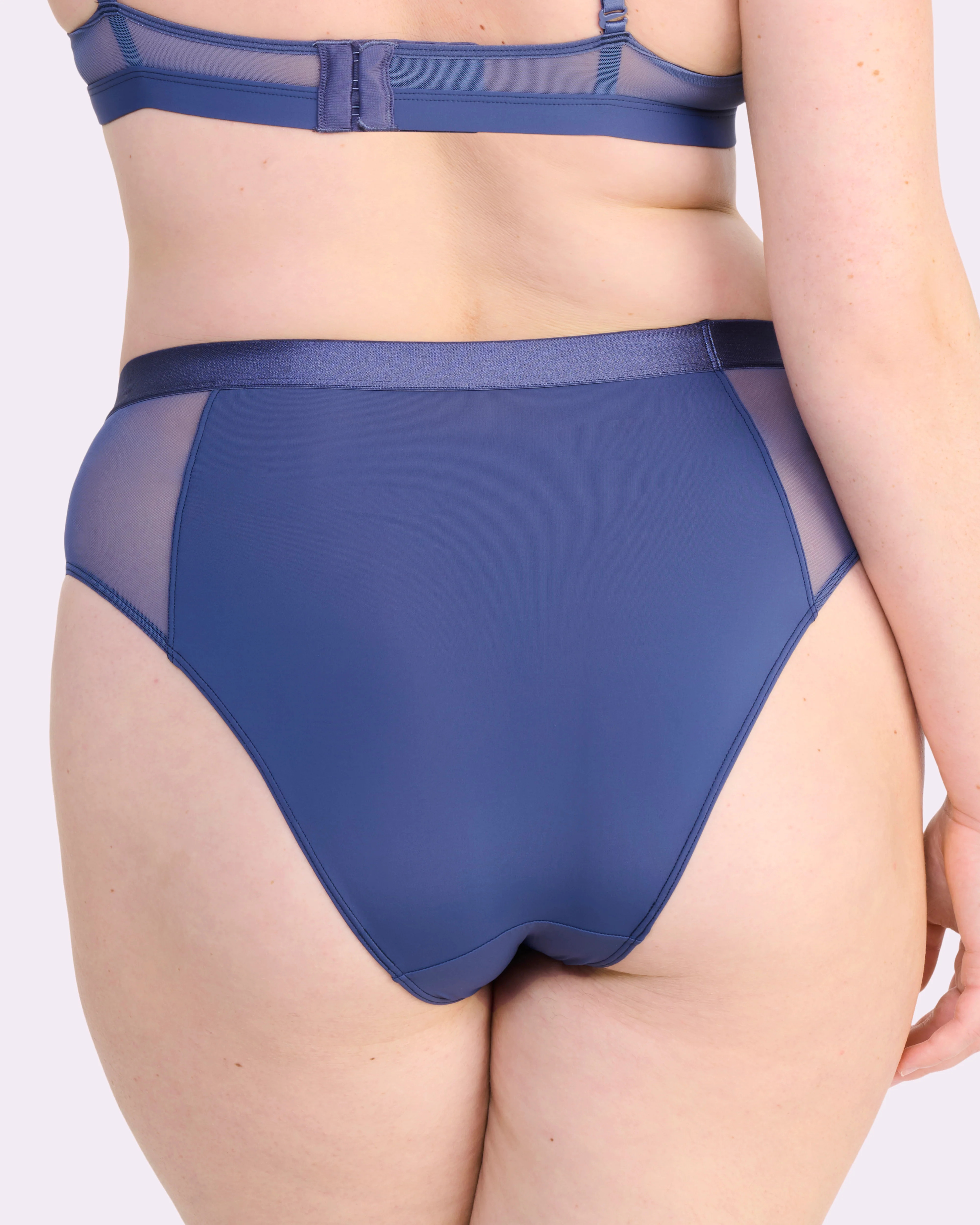 Re:Play High Waisted Brief | Ultra-Soft Re:Play (Crown Blue) | Parade