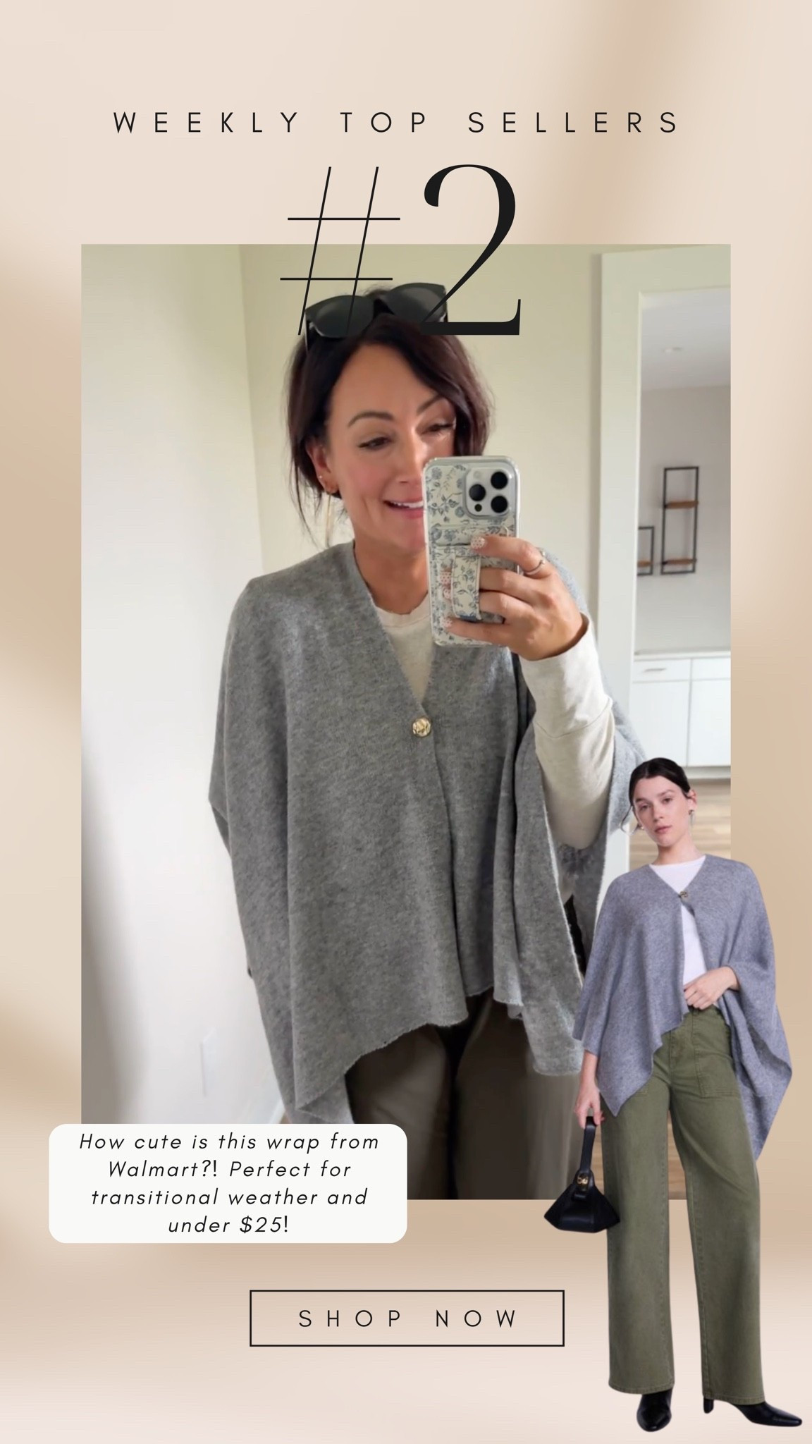 The comfiest & chicest poncho wrap - feels like cashmere for $25! In the size S/M

#LTKSeasonal #LTKSaleAlert #LTKootd