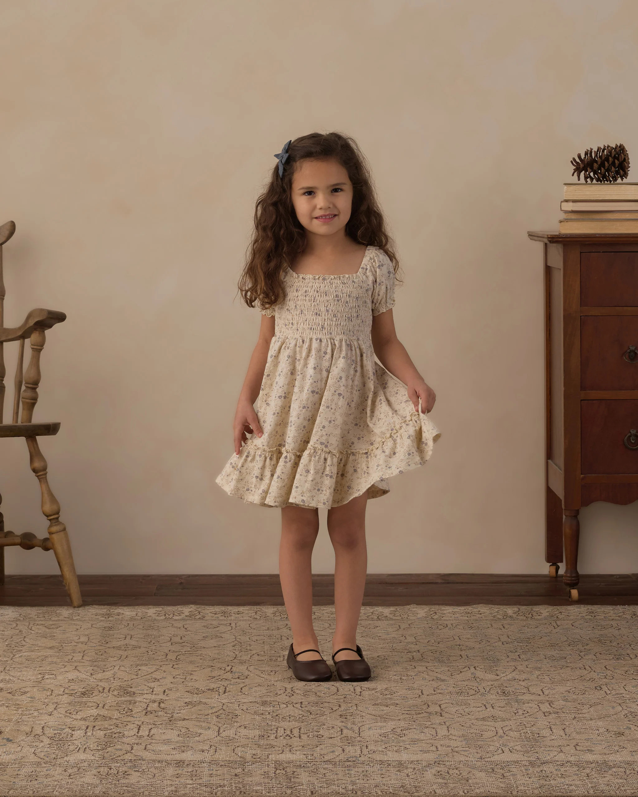 Sage Jersey Dress Meadow | Rylee + Cru