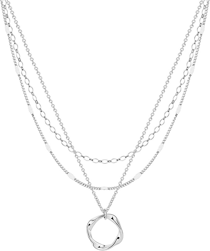 Layered Necklaces for Women, 14k Gold Plated/925 Sterling Silver Stackable Choker Necklaces for W... | Amazon (CA)