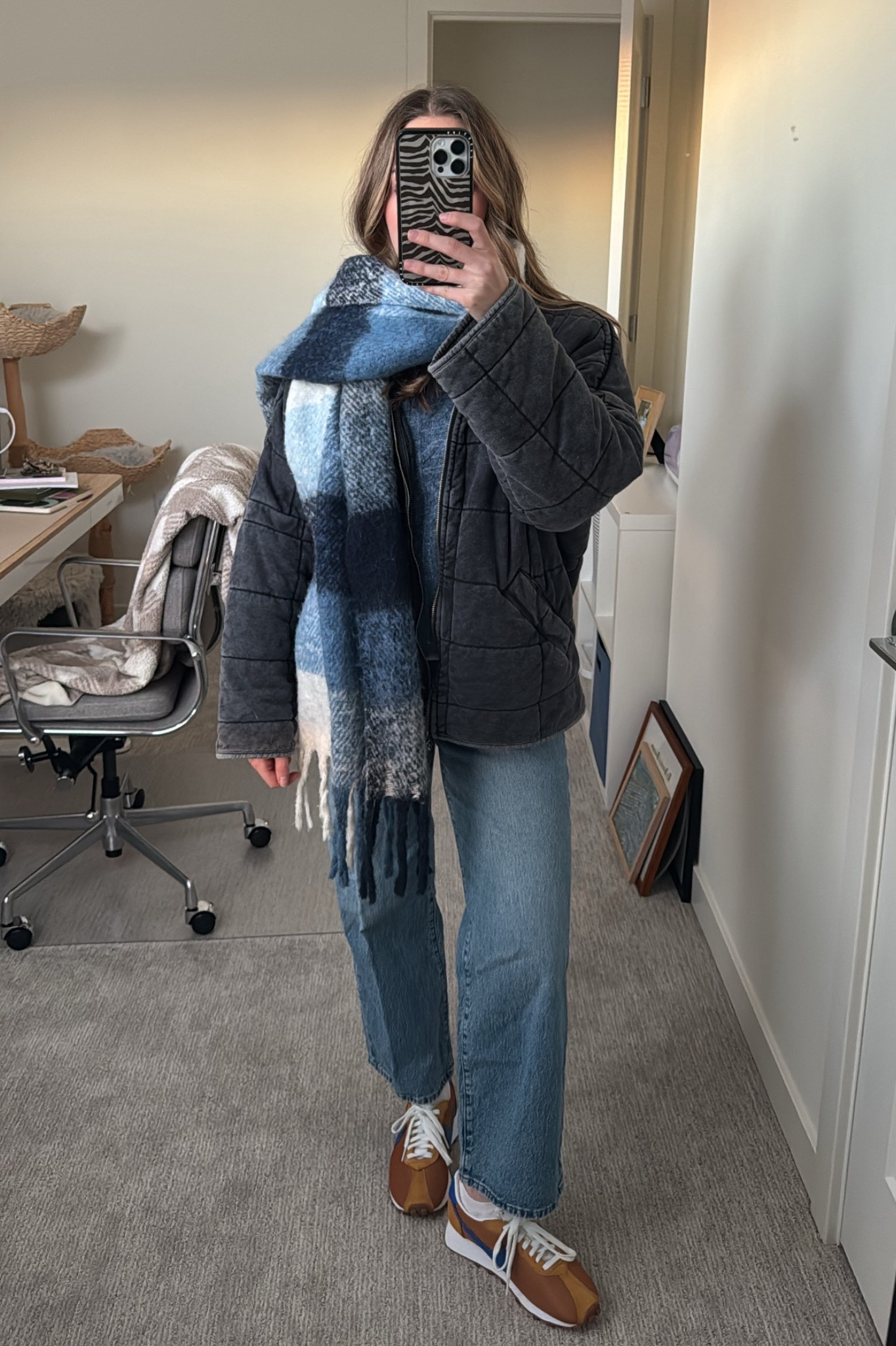 winter blues🩵☁️ added a scarf and fun sneakers for pops of color! Shoes tts

winter ootd, outfit ideas, scarf outfit, outfit inspo, sneakers outfit, ootd, winter outfits, winter style, sporty style, sporty chic 

#LTKSeasonal #LTKgrwm #LTKootd