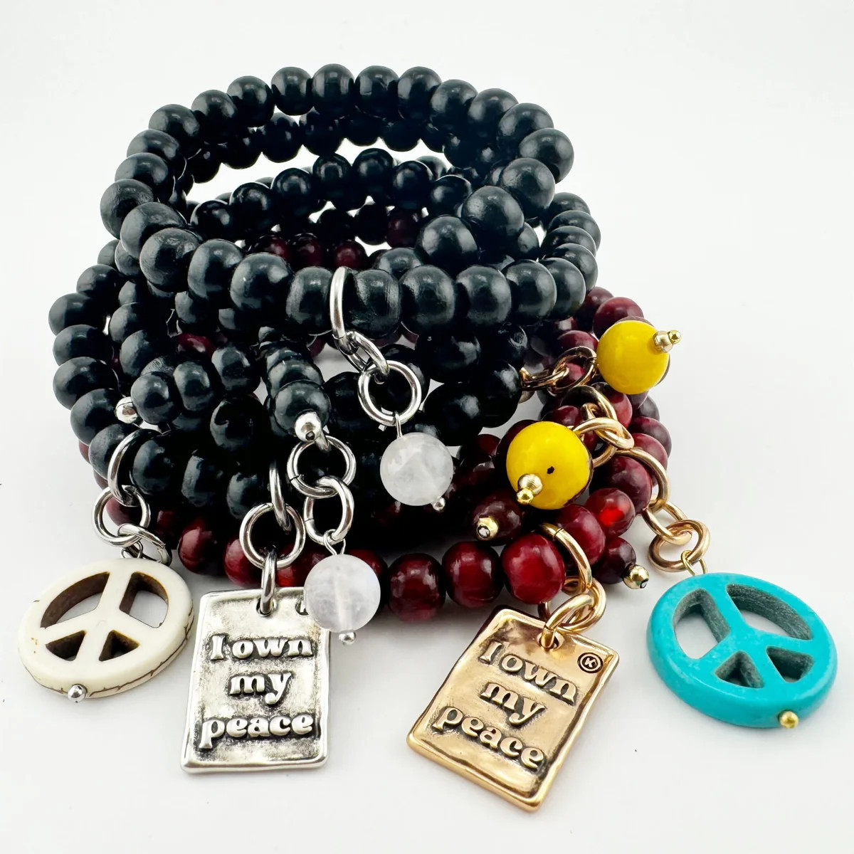 I OWN MY PEACE | HEART | Wood Boho Wrap | Katia Designs
