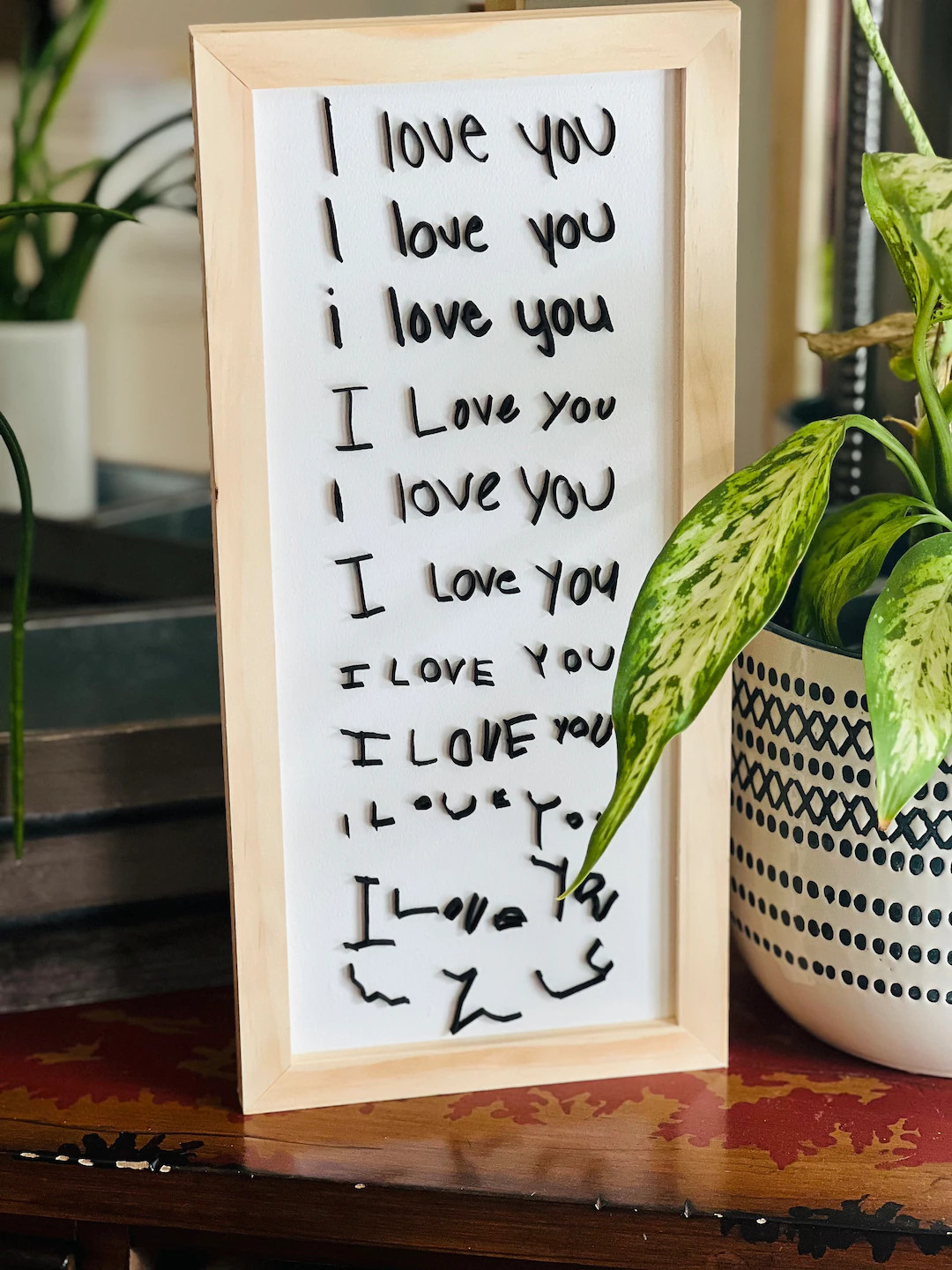 Laser Cut Handwriting Sign: Personalized Memorial Art - Etsy | Etsy (US)