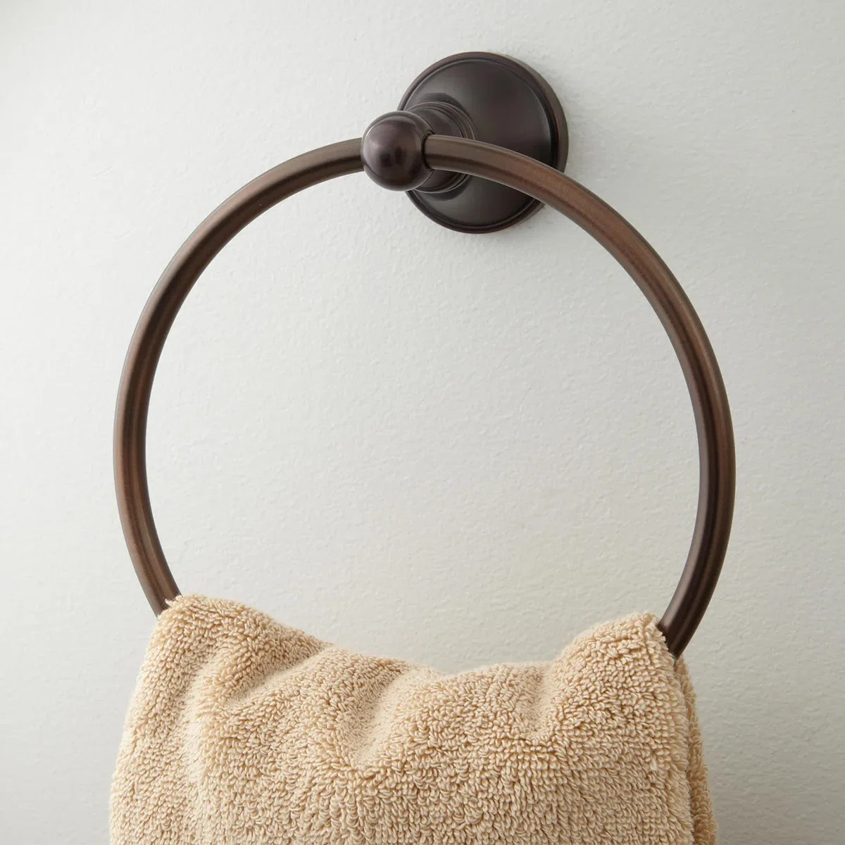 Seattle Collection Wall-Mount Towel Ring 353555 | Wayfair North America