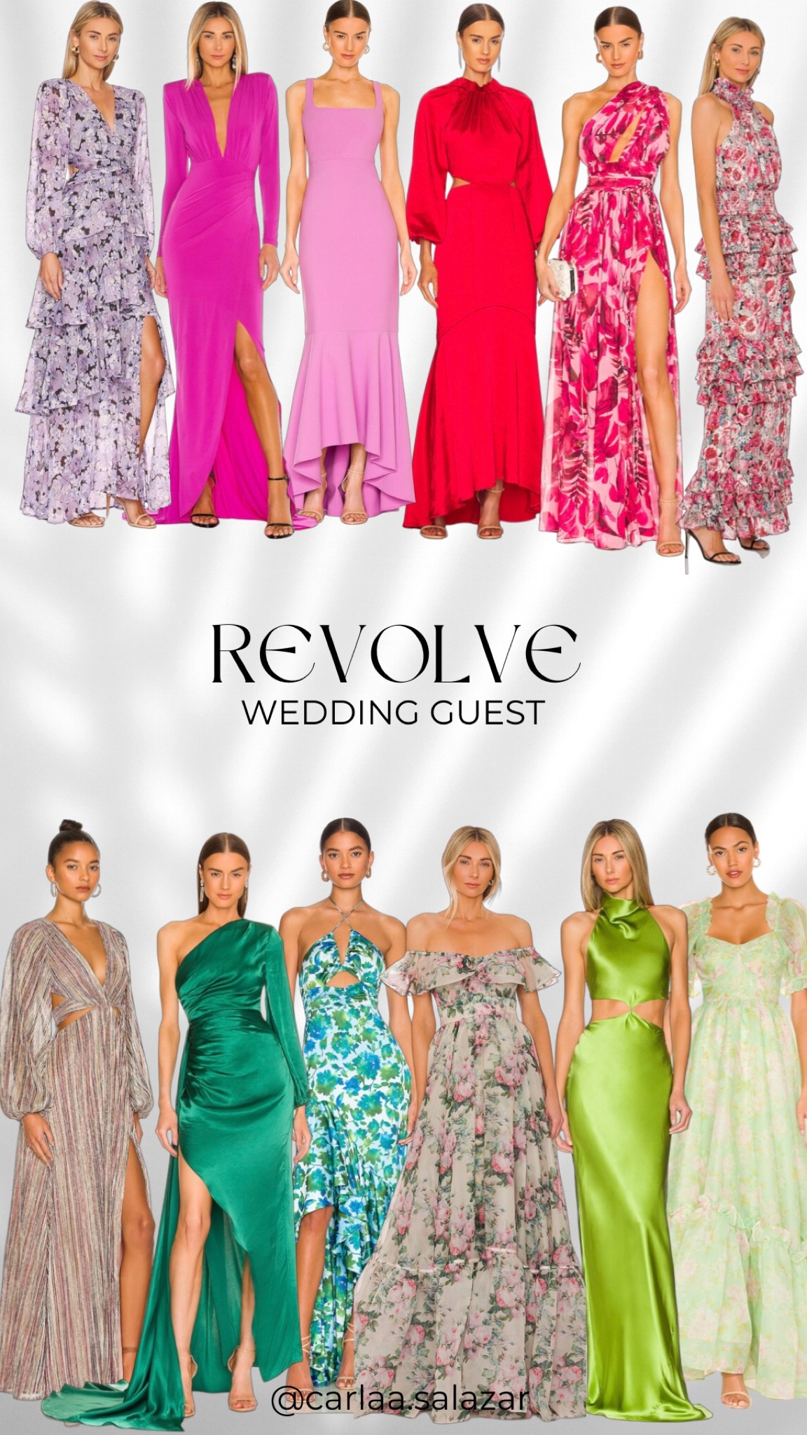 Revolve wedding guest, maxi dress, gown dress, floral dress, red dress, pink dress, green dress.

#LTKwedding #LTKbrasil #LTKstyletip