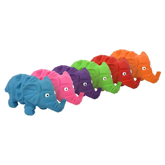 Multipet Origami Elephant Dog Toy, Assorted Colors, Size: 8" | Walmart (US)