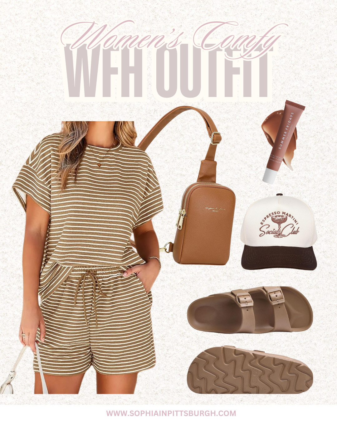 WFH but make it cute 🍵✨
Loving this striped set lately — it’s giving “I could answer emails and run to the thrift store.” Comfy enough to lounge, but still feels like I tried.  

 #LTKSeasonal #LTKActive #LTKStyleTip