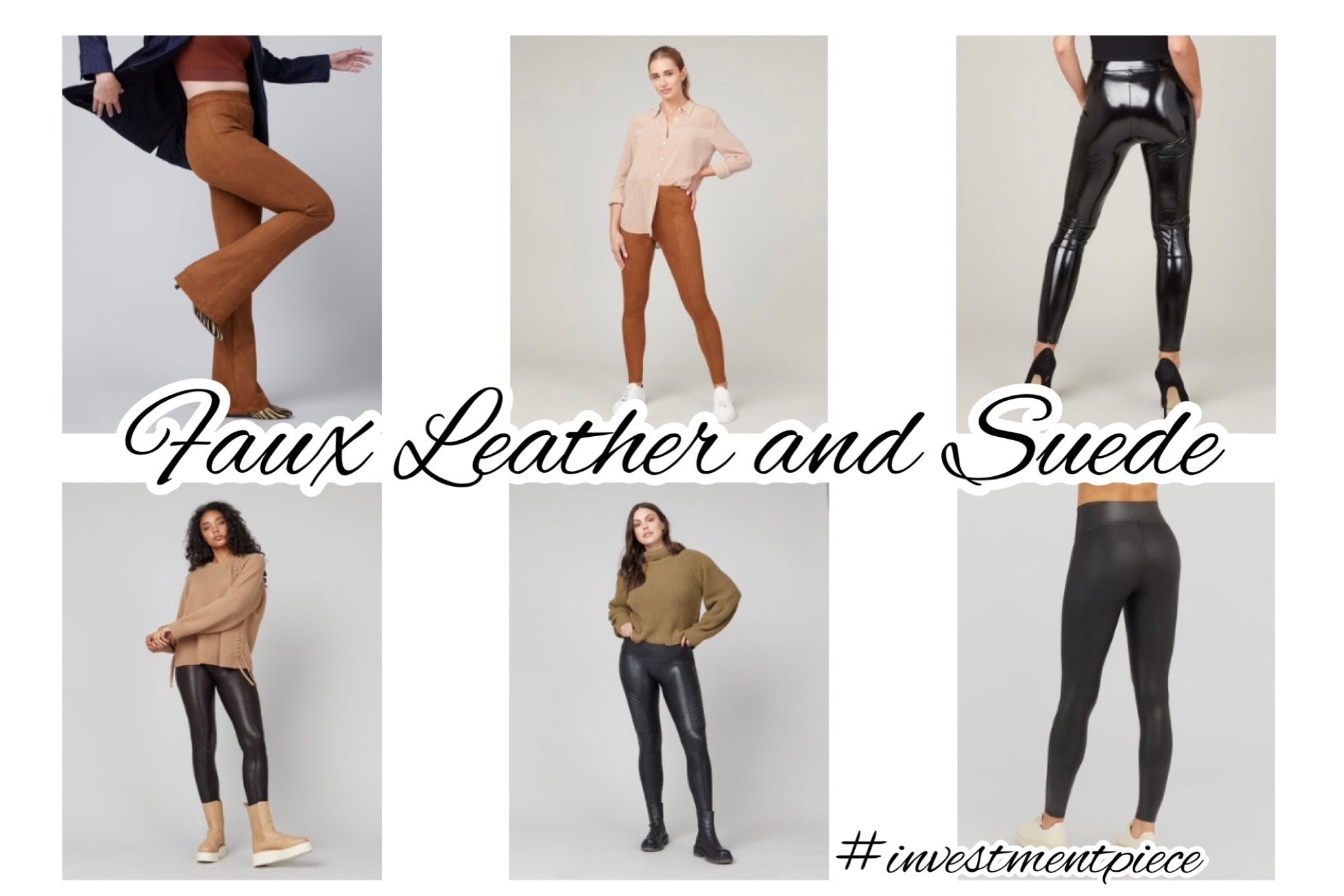 Must have for fall? Leather and suedes (and I’m loving these faux options from @spanx) Wear with sweaters, tees, blazers- and more! #investmentpiece 

#LTKSeasonal #LTKstyletip #LTKunder100