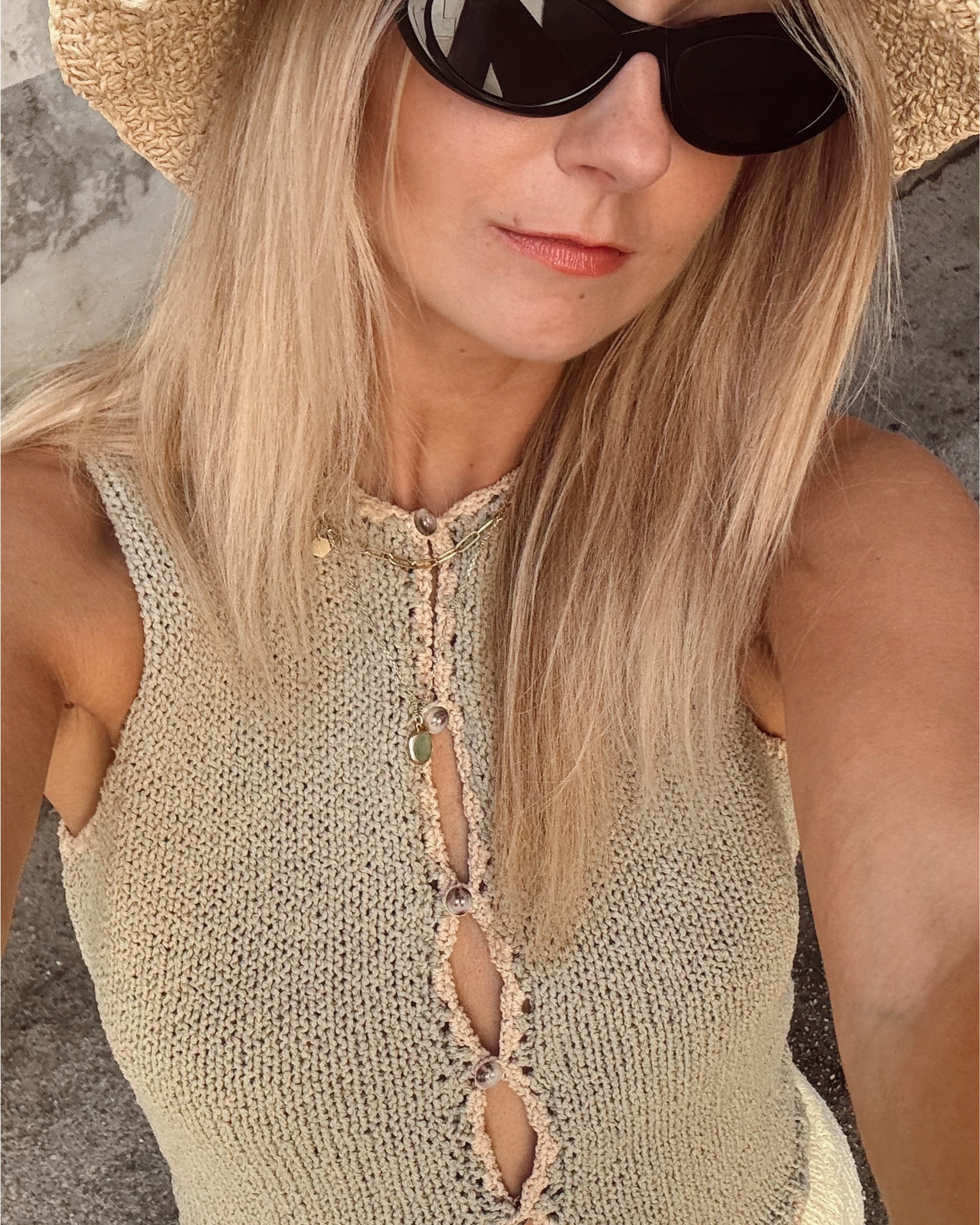 Euro summer outfit

Crochet waist coat, green vest, yellow shorts, Free People Amazon, crochet hat, Dior bag, beige sandals, Valentino sandals, summer outfit, euro vacation, Italy, woven hat, bucket hat, round sunglasses 

#LTKSeasonal #LTKTravel #LTKStyleTip