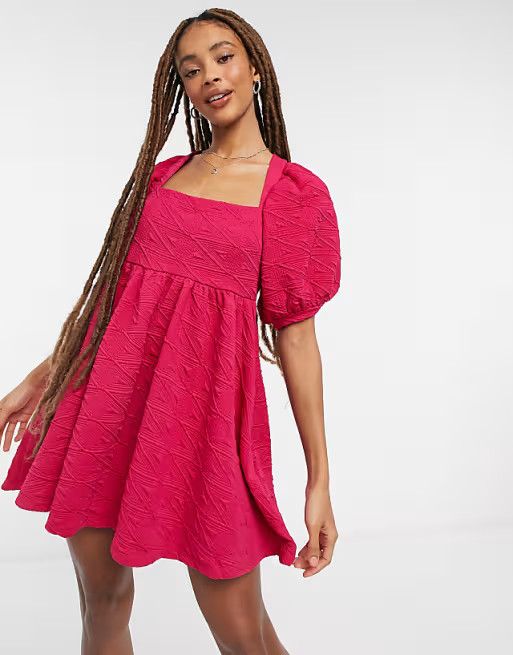 Free People Violet mini dress in pink | ASOS (Global)