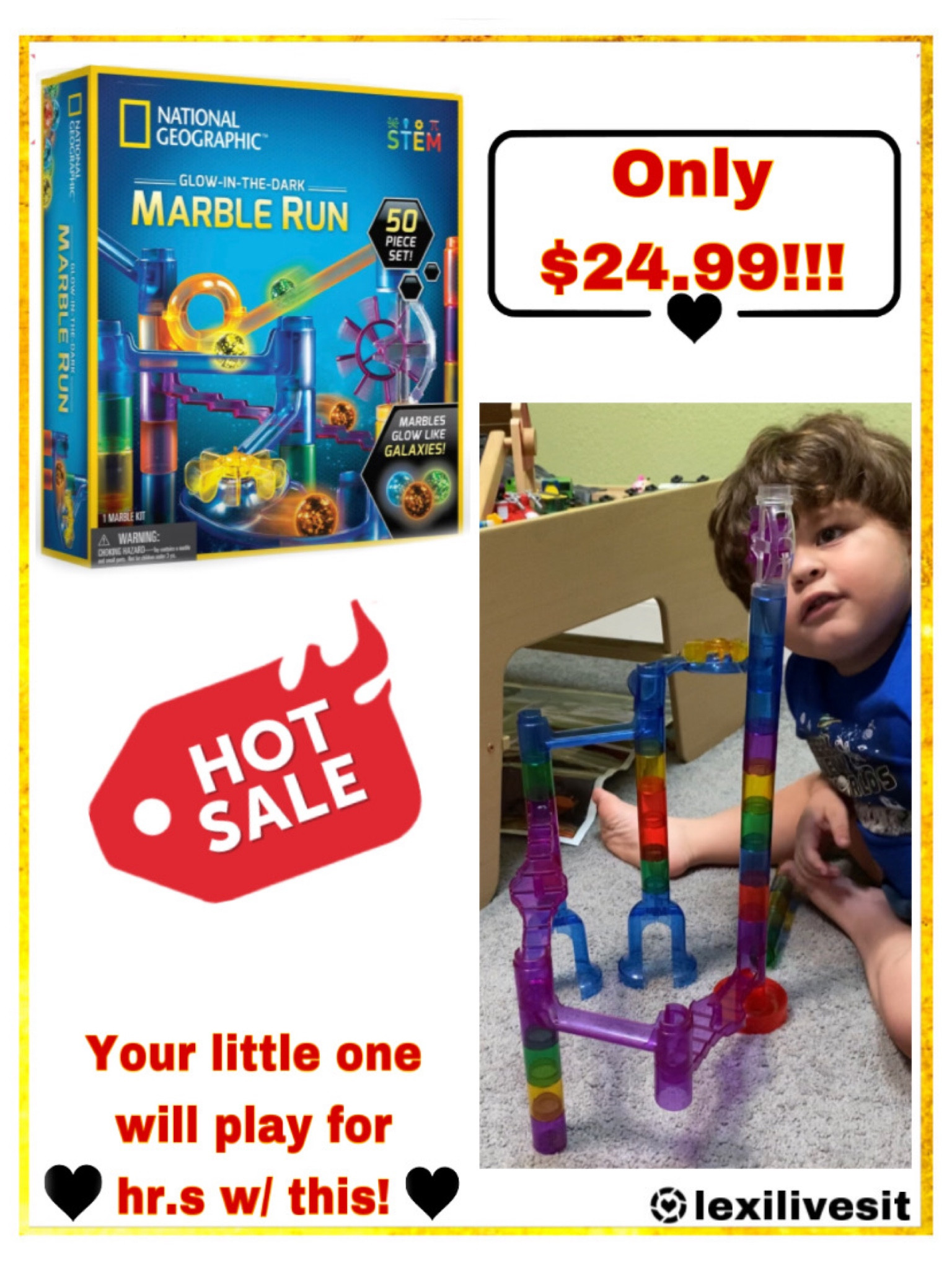 This Marble run game for kids is such a hit! Isaac played with it for almost 2 hr.s today. 😊 Such a fun new toy! 

#LTKkids #LTKFind