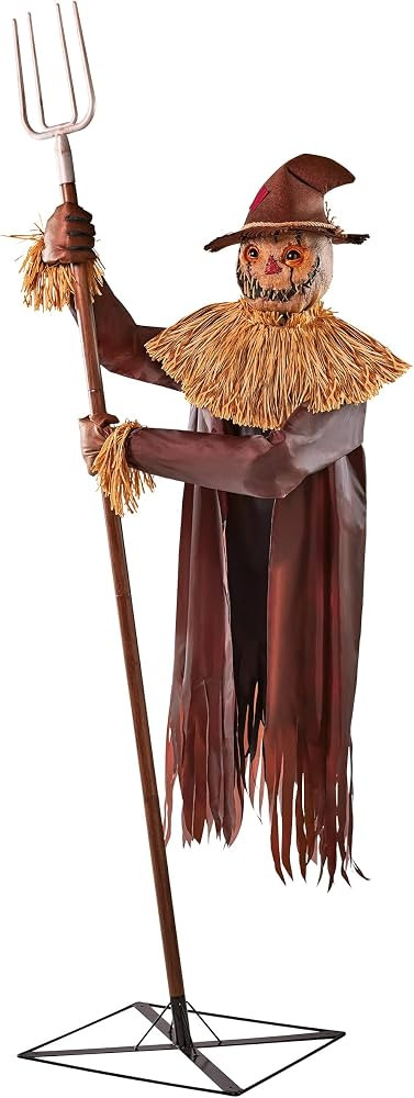 Spirit Halloween 7 Ft 10 In Mack Straw Animatronic, Multicolor | Amazon (US)