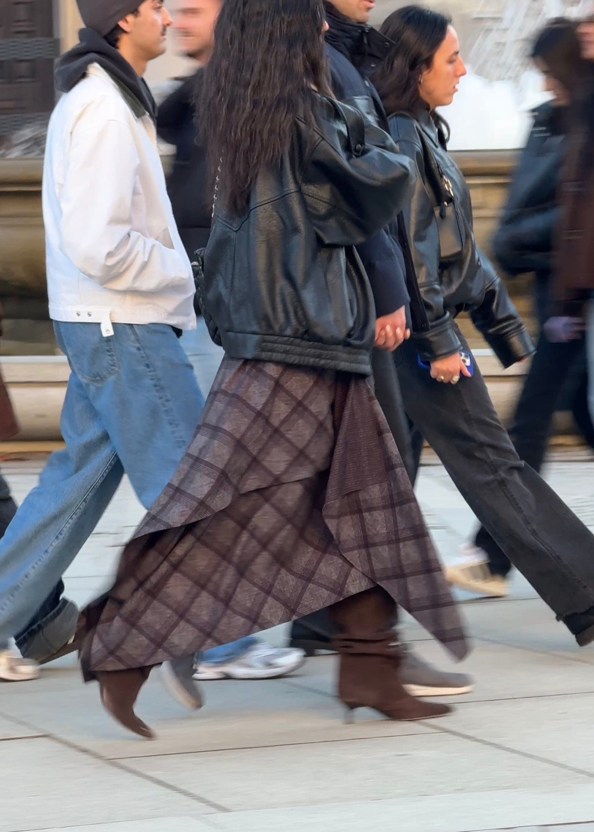 asymmetric skirt look from Madrid 🤎  

#LTKwinter #LTKeurope #LTKespana