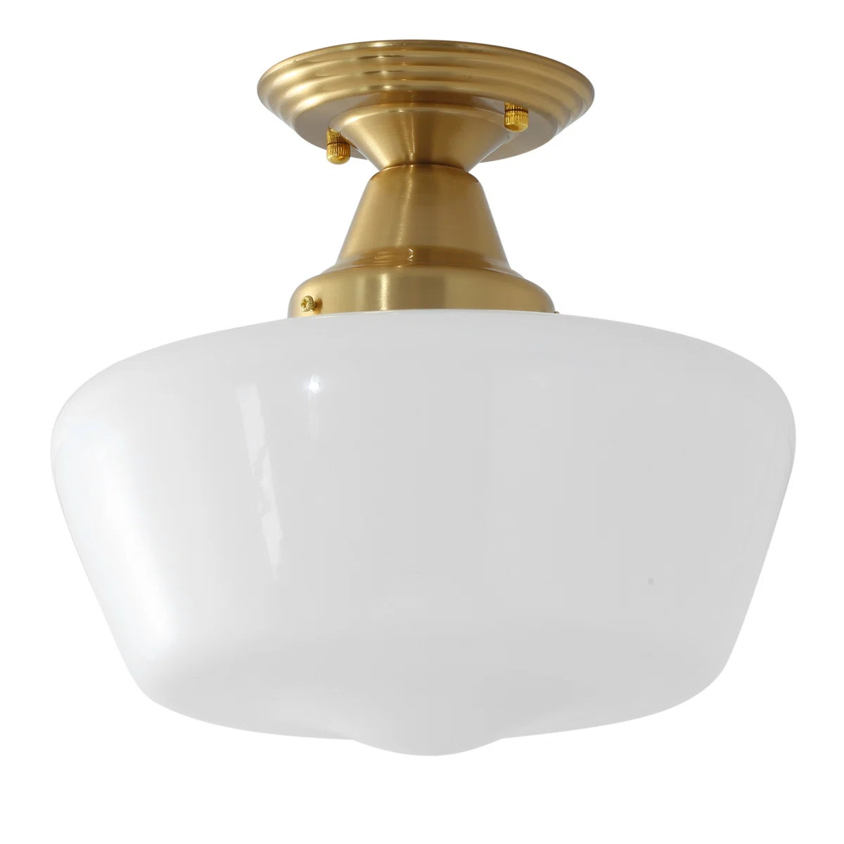 Horst 1 - Light 11.81'' Glass Shade Semi-Flush Mount Light Fixture | Wayfair North America