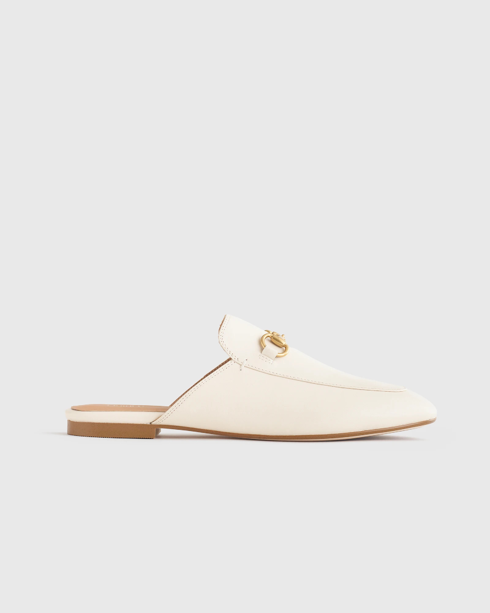Italian Leather Horsebit Loafer Mule | Quince