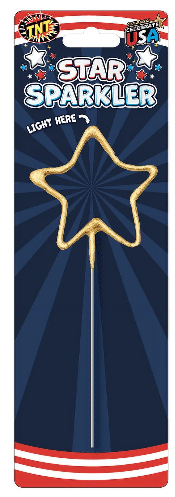 TNT Fireworks, Star Sparkler, Gold Hand Held Sparks, Novelty, Party | Walmart (US)