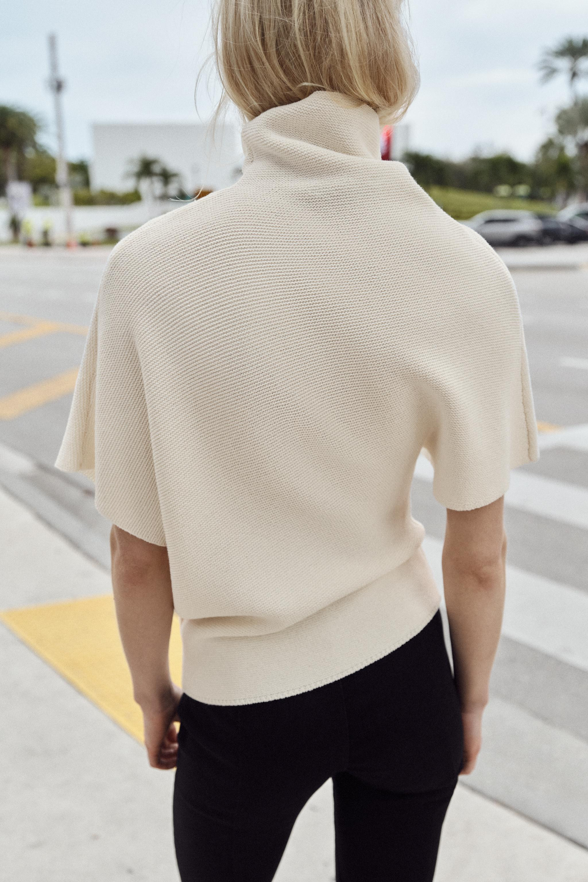 ASYMMETRIC KNIT JUMPER | Zara US