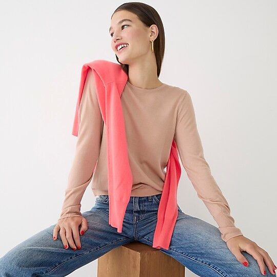 Halle crewneck sweater | J. Crew US
