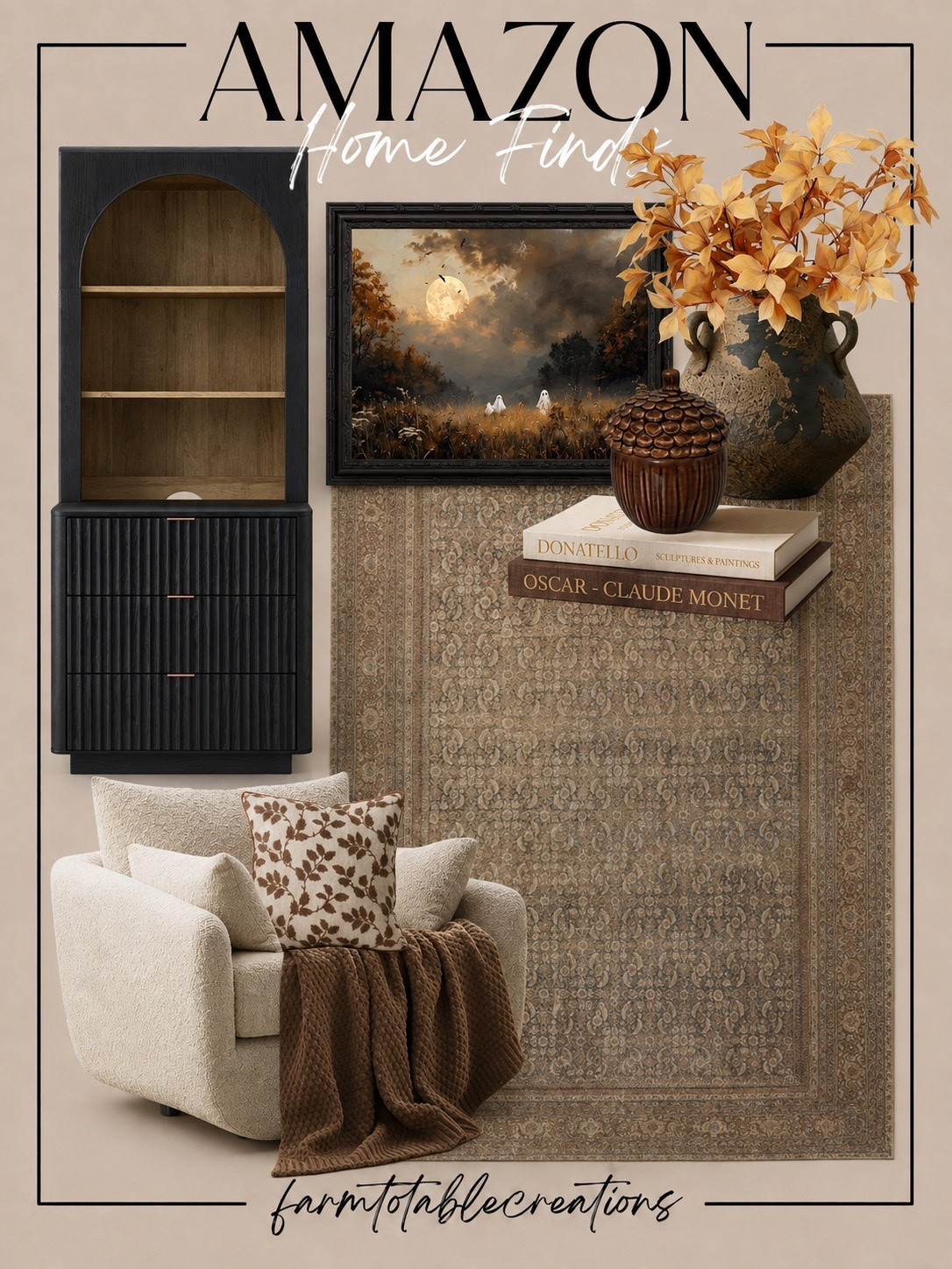 Amazon Home Finds For A Cozy Fall Refresh 🍂

Warm textures, rich fall tones, and those collected-looking pieces that make a home feel instantly cozier. From the statement cabinet and vintage-inspired rug to the artwork, cozy chair, pillows, and seasonal accents, these Amazon finds are perfect for bringing that warm, layered feeling into your home this fall.

Shop all of my Amazon home finds right here in LTK! 🤎

#AmazonHome #AmazonFinds #AmazonHomeFinds #FallHomeDecor #FallDecor #CozyHome #CozyFall #HomeDecor #LTKHome #AmazonDecor

#LTKHome #LTKSaleAlert #LTKSeasonal