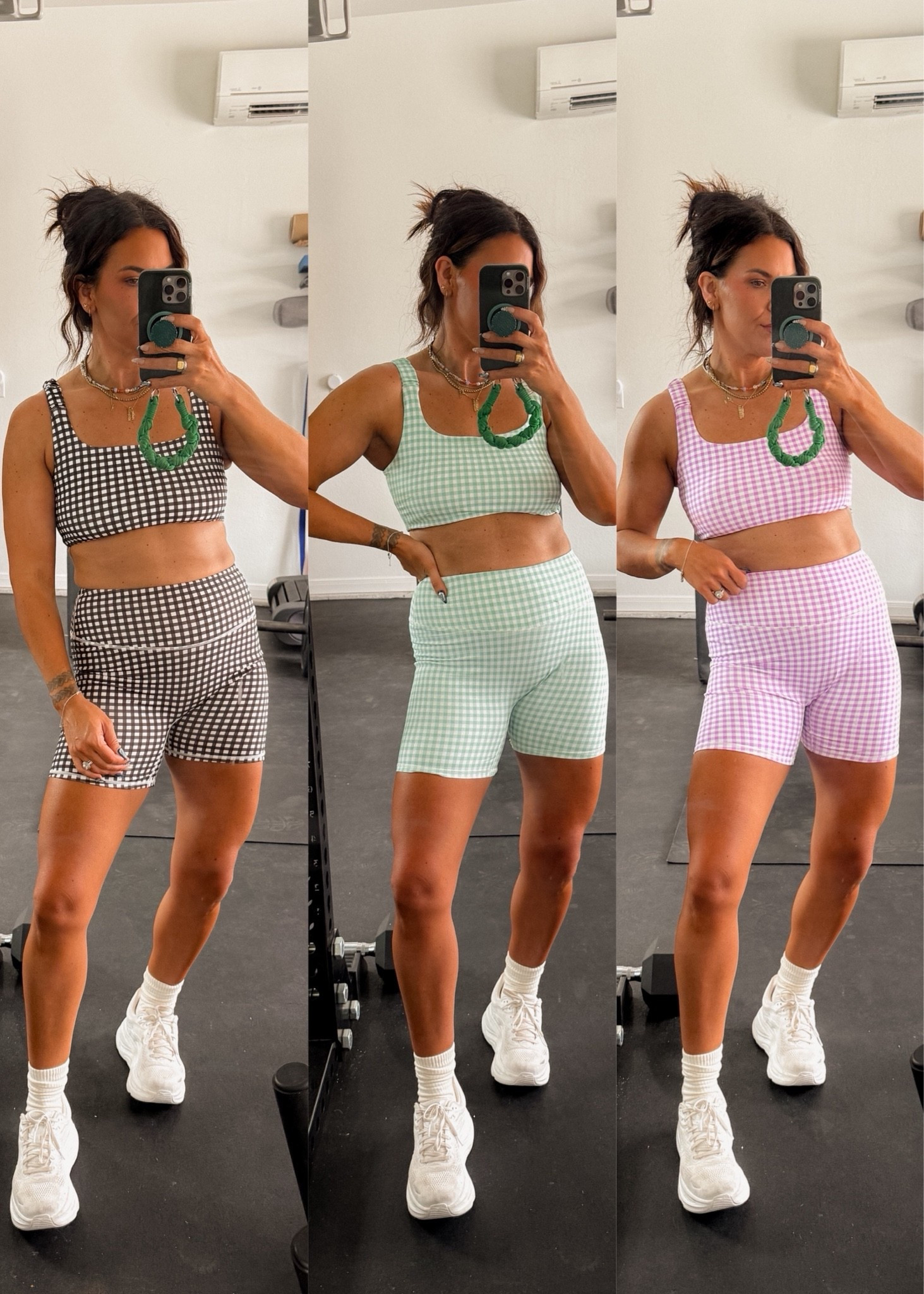 Highly impressed! 2 pieces workout set from Amazon!  Bra fits and holds great, no front seam shorts are so comfy too!

Wearing the large

#LTKActive #LTKOver40 #LTKMidsize