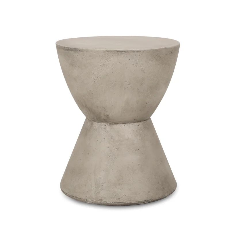 Northrup Stone/Concrete Side Table | Wayfair North America