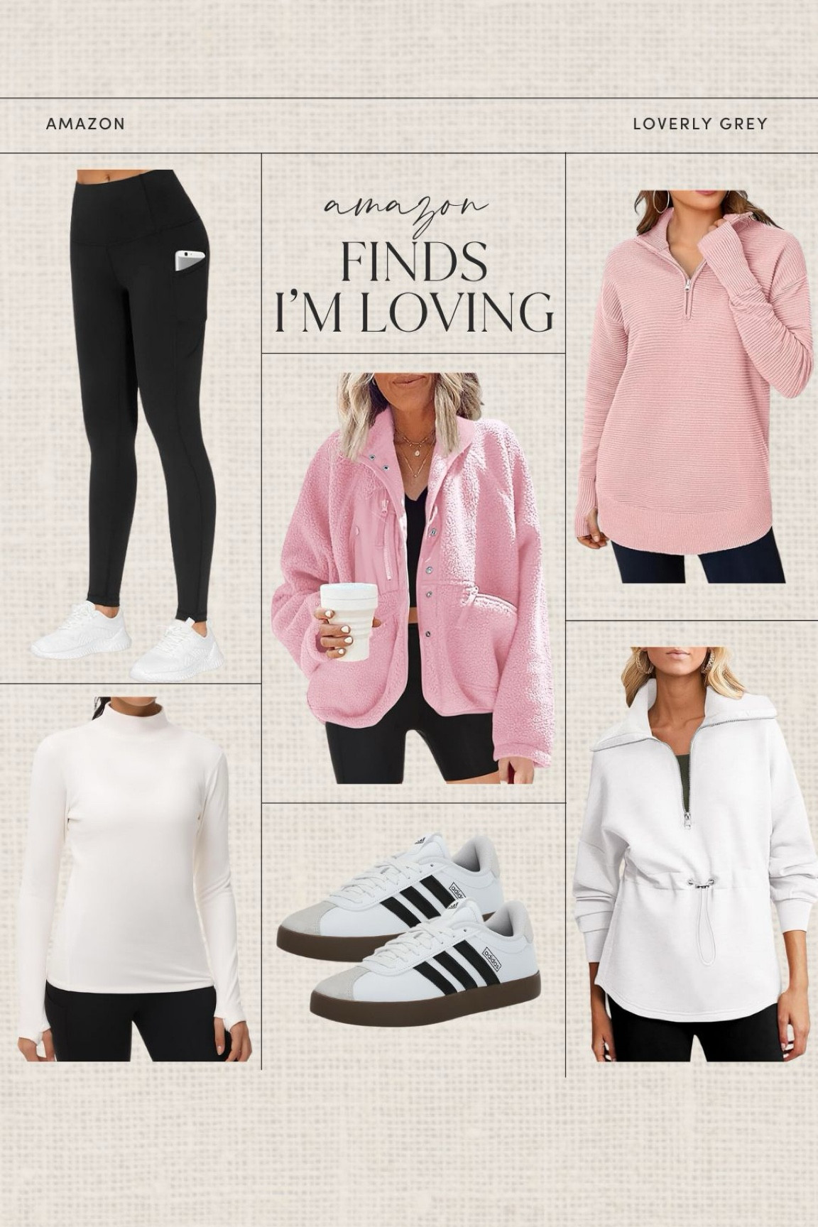 Amazon athliesure finds I’m loving. These leggings and pink jacket are great for transitioning to spring. Loverly Grey, Amazon fashionn

#LTKStyleTip #LTKSeasonal #LTKActive