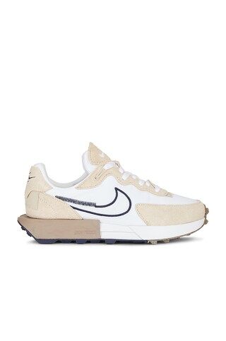 Nike Fontanka Waffle Sneaker in Sanddrift & Blackened Blue from Revolve.com | Revolve Clothing (Global)