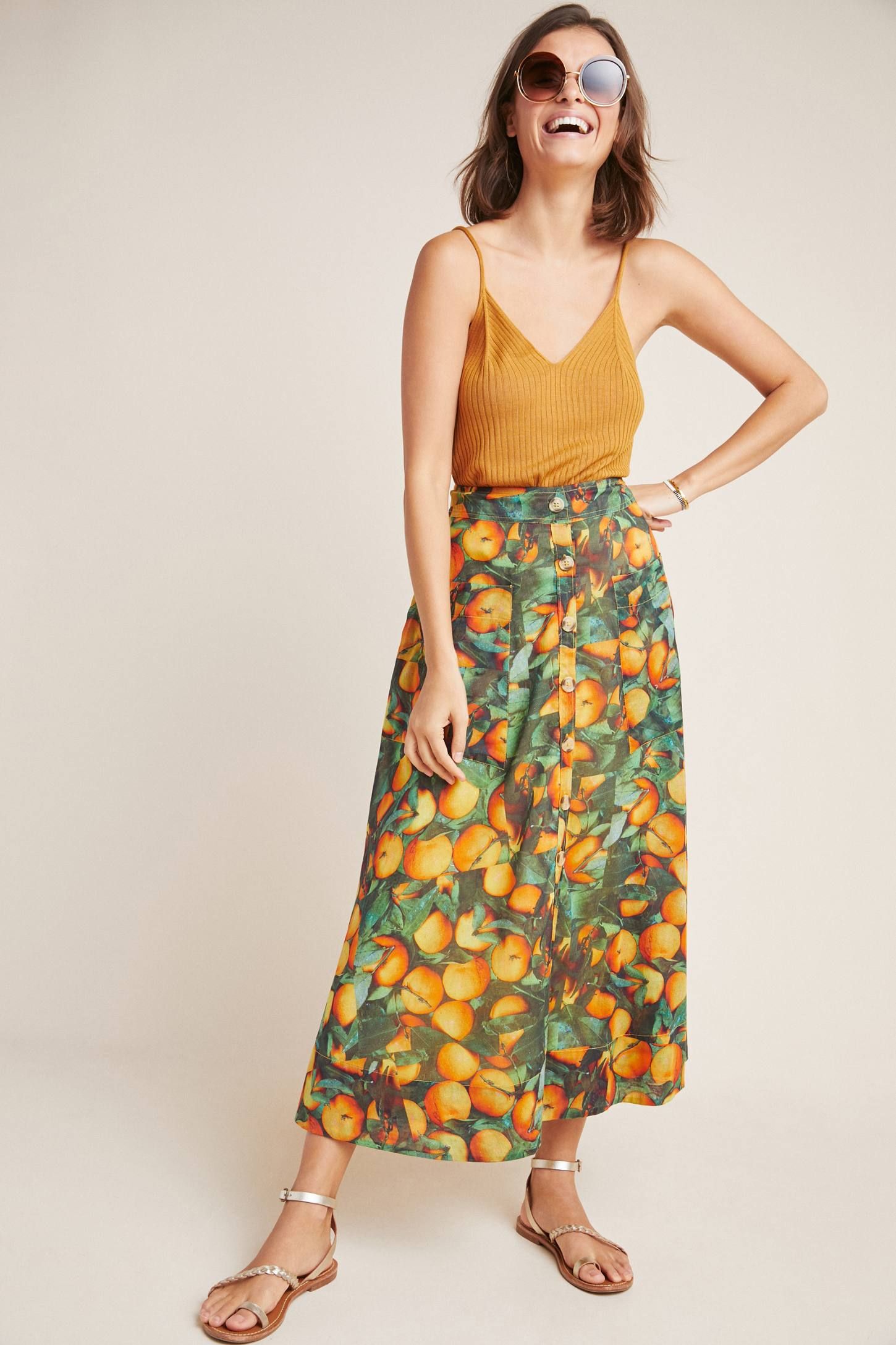 Summer Orchard Skirt | Anthropologie (US)