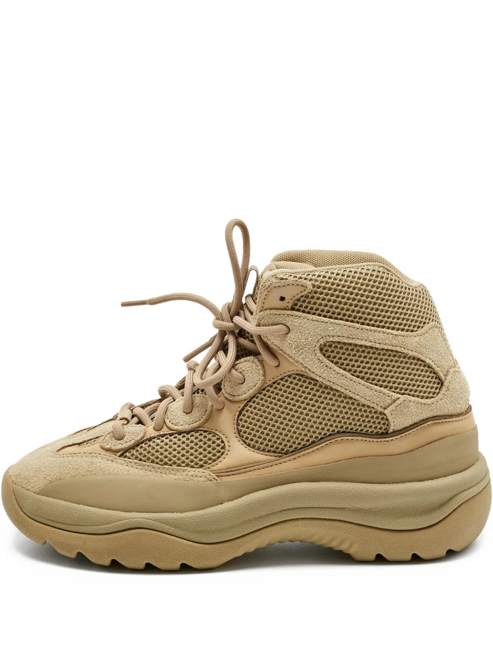 adidas Yeezy Desert suede mesh boots - Neutrals | Farfetch Global