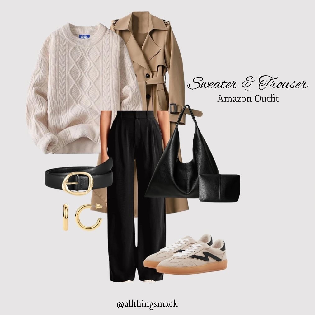 Whole outfit from amazon @amazonfashion 

#amazon #amazonfinds #storefront #sweater #trousers #trenchcoat #style #stylish #ootd #amazonfashion

#LTKStyleTip #LTKTall