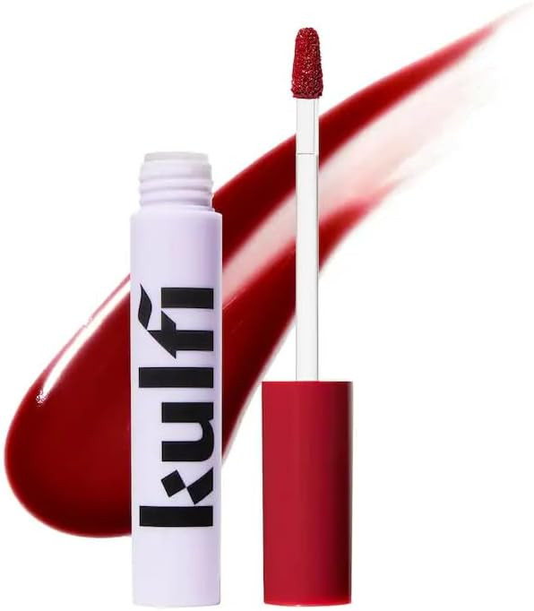 Kulfi Lassi Lips Staining Long-Lasting Moisturizing Lip Oil | Color: Black Cherry - deep red brow... | Amazon (US)
