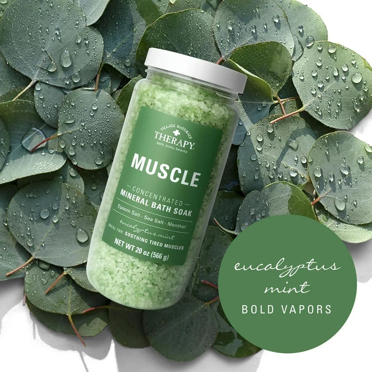 Village Naturals Therapy Muscle Relief Concentrated Mineral Bath Soak, 2 oz | Walmart (US)