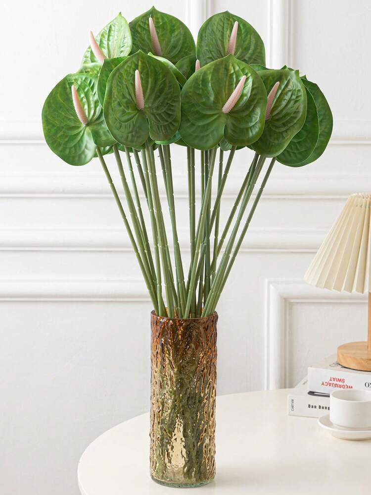 1PC,High-Grade Material Anthurium Lily(Green), Soft PVC, Flexible Shape And Easy To Save, Very Su... | SHEIN