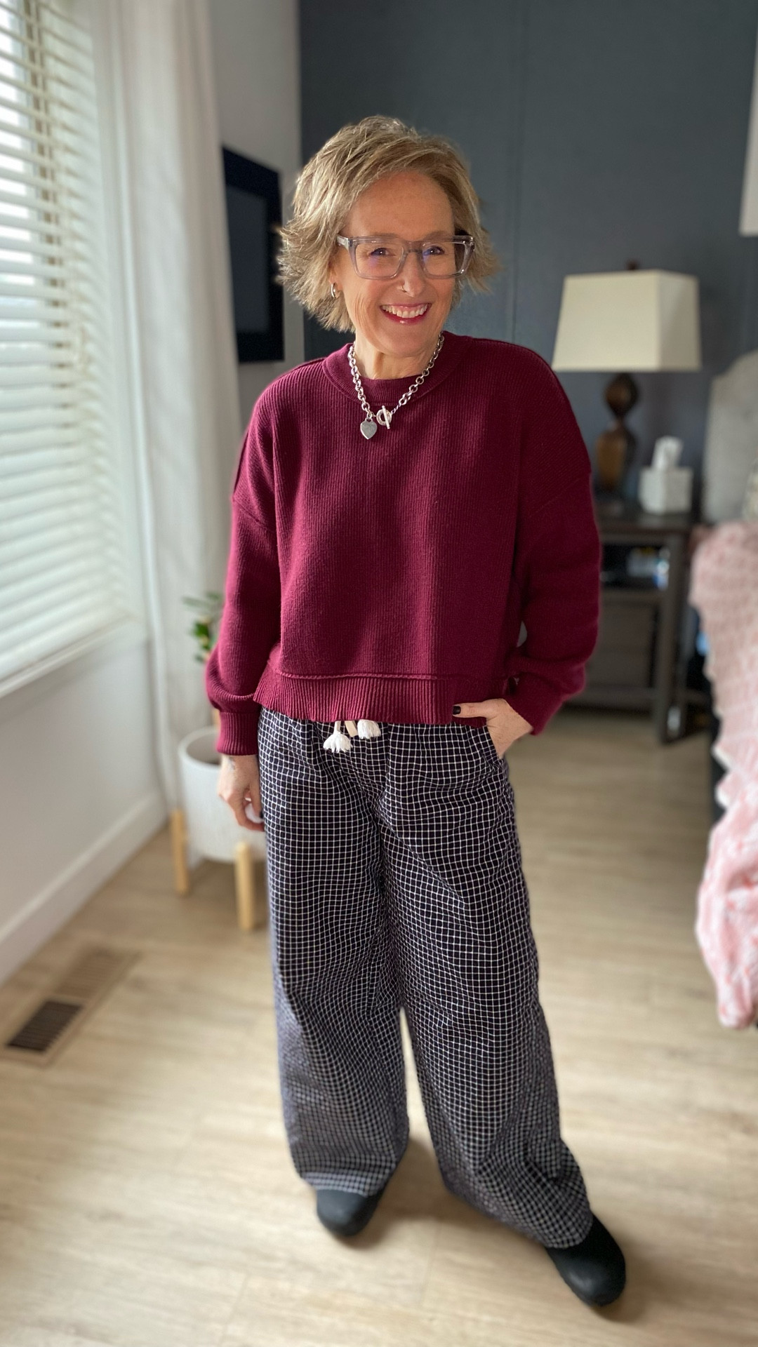 If they’re too long…cut em’! And add an adorable exposed seam sweater to it 🖤

#LTKHoliday #LTKootd #LTKgrwm