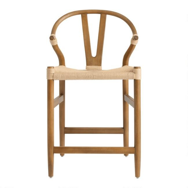 Vintage Acorn Split Back Freda Counter Stool | World Market